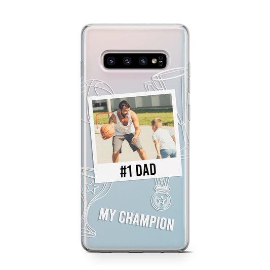 Personalised Number 1 Dad Protective Samsung Galaxy Case