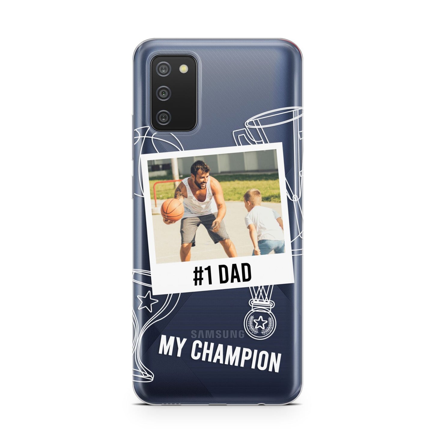 Personalised Number 1 Dad Samsung A02s Case