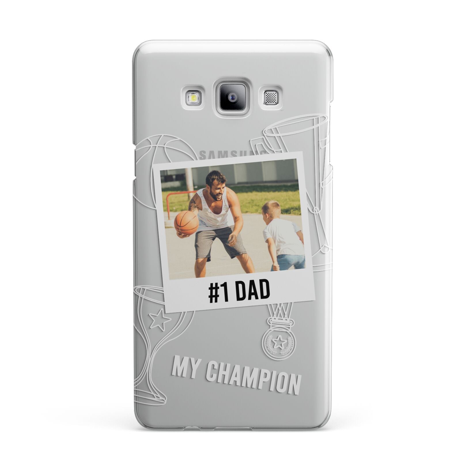 Personalised Number 1 Dad Samsung Galaxy A7 2015 Case