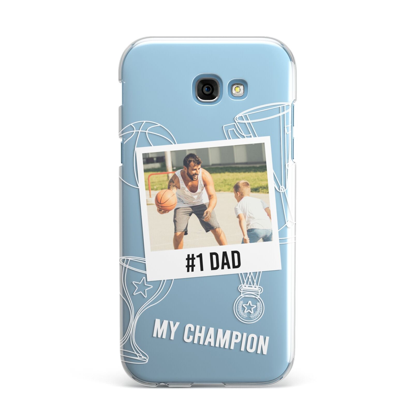 Personalised Number 1 Dad Samsung Galaxy A7 2017 Case