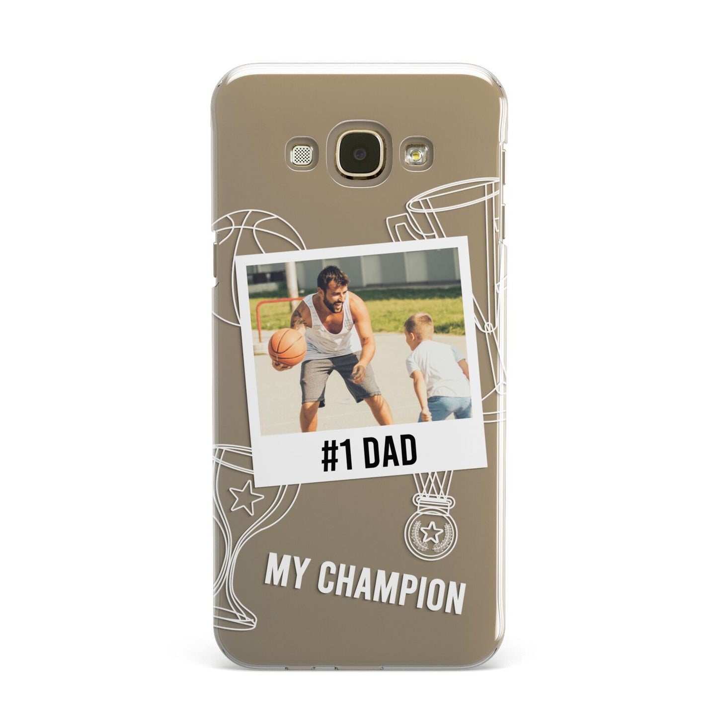 Personalised Number 1 Dad Samsung Galaxy A8 Case