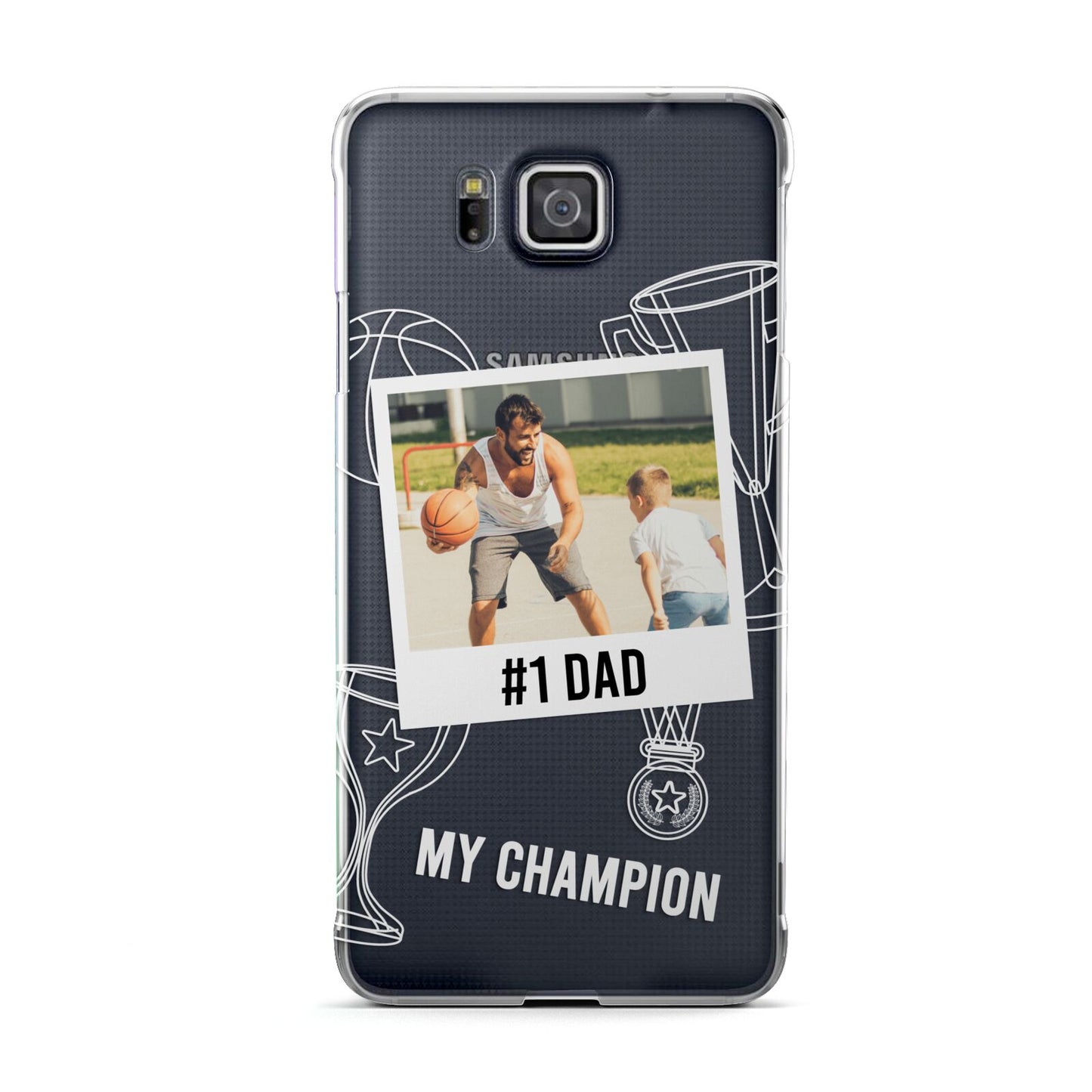 Personalised Number 1 Dad Samsung Galaxy Alpha Case