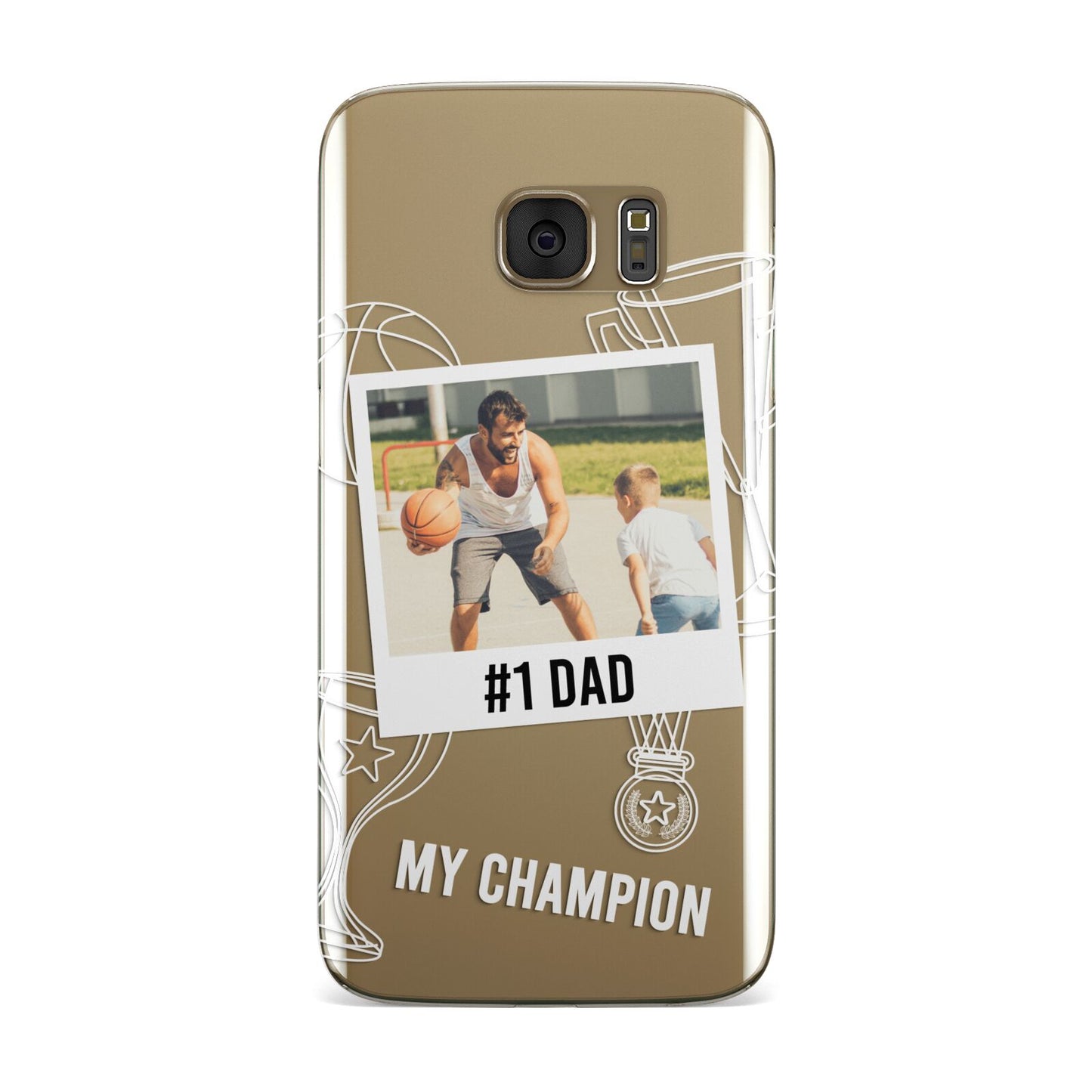 Personalised Number 1 Dad Samsung Galaxy Case