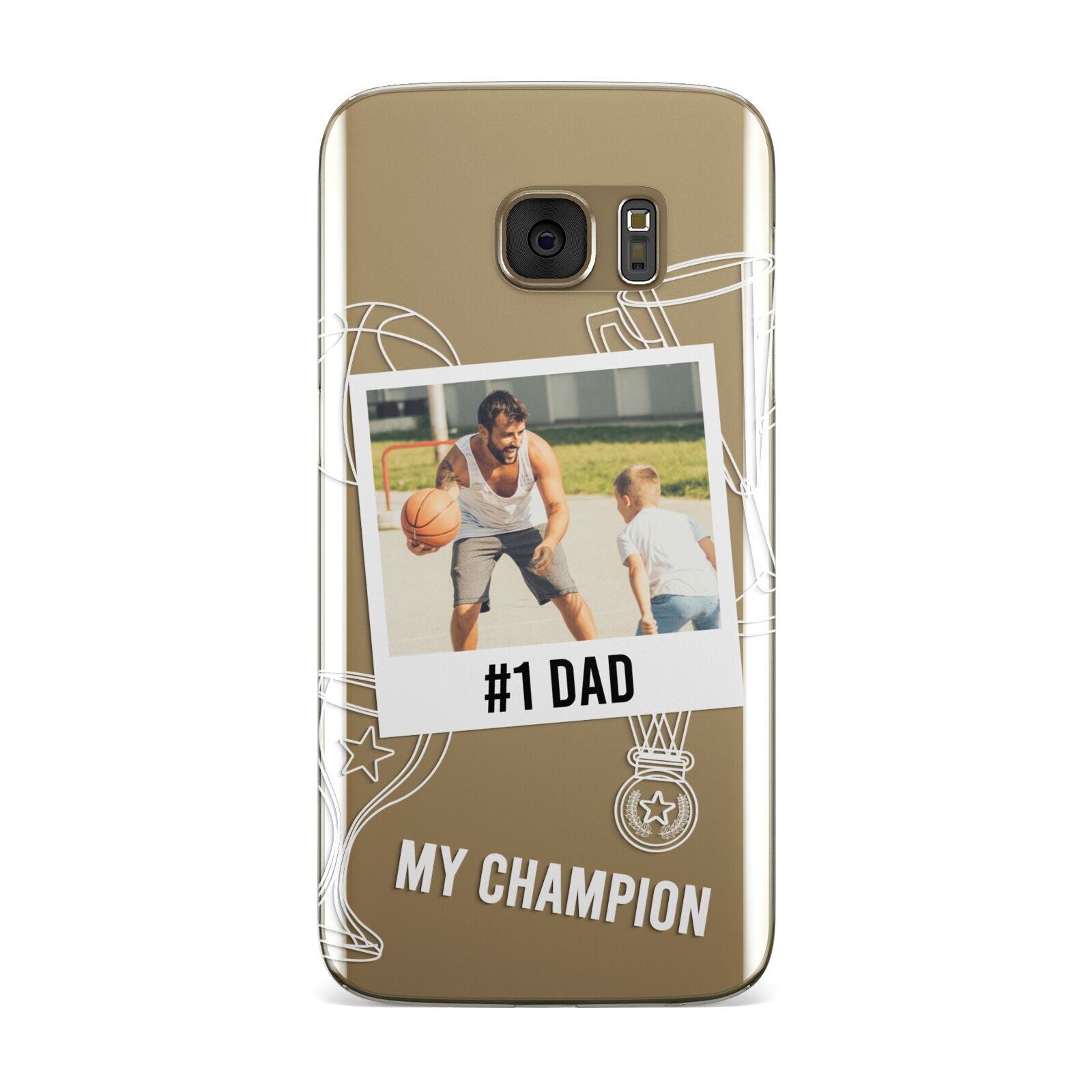 Personalised Number 1 Dad Samsung Galaxy Case