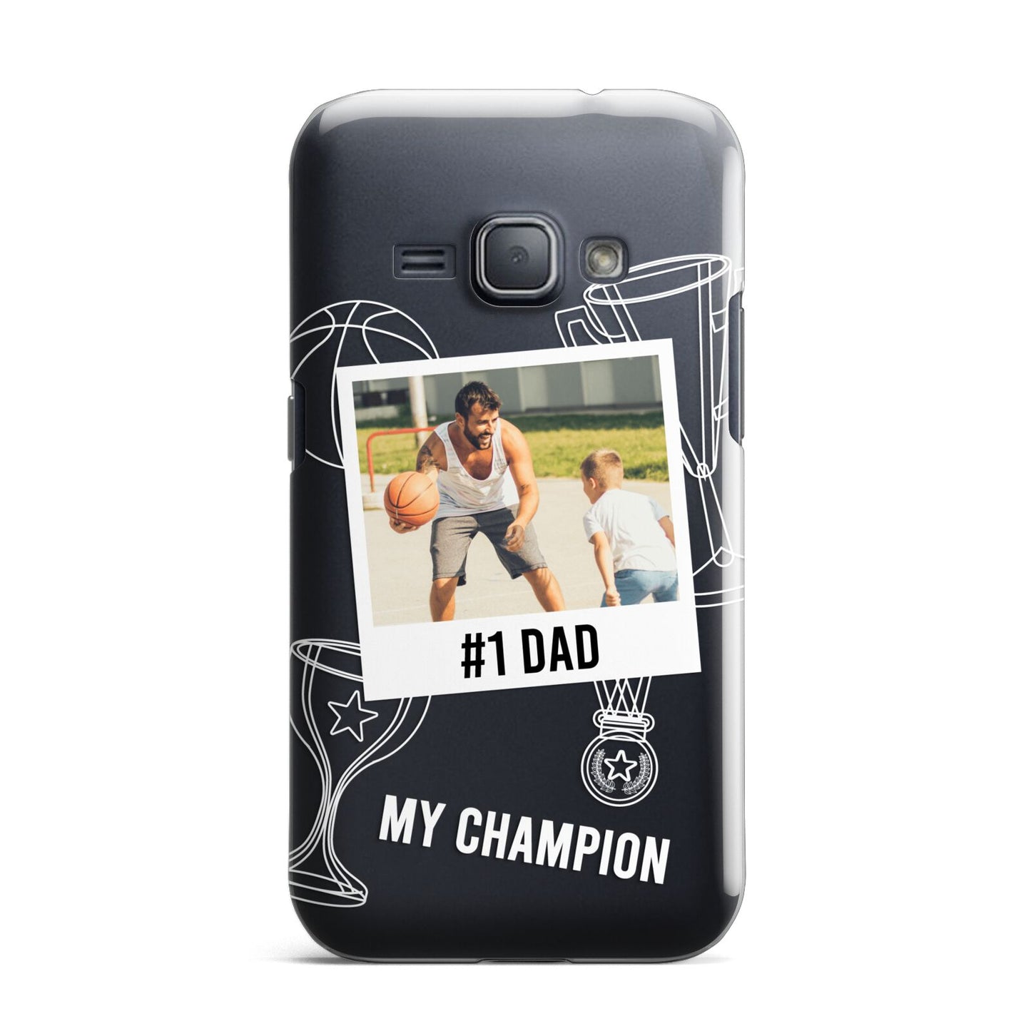 Personalised Number 1 Dad Samsung Galaxy J1 2016 Case