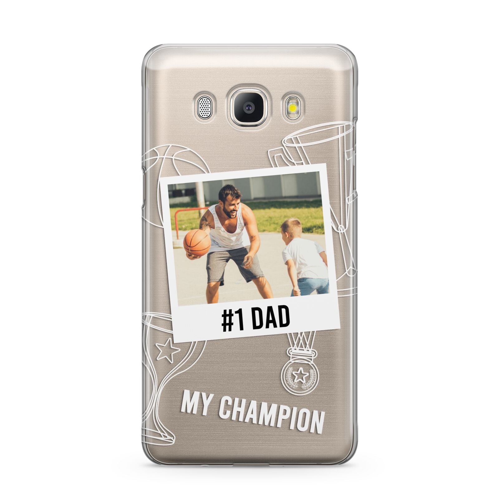 Personalised Number 1 Dad Samsung Galaxy J5 2016 Case