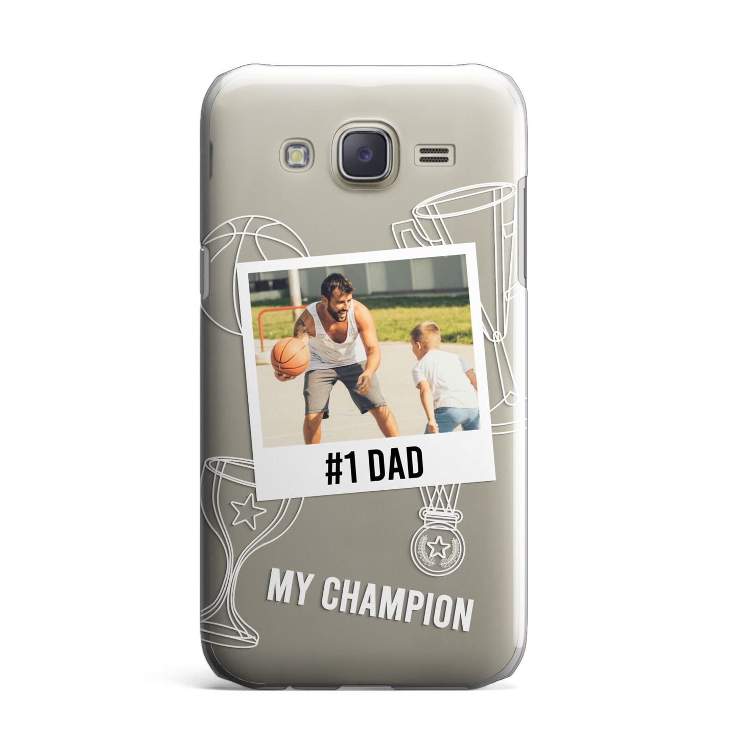 Personalised Number 1 Dad Samsung Galaxy J7 Case