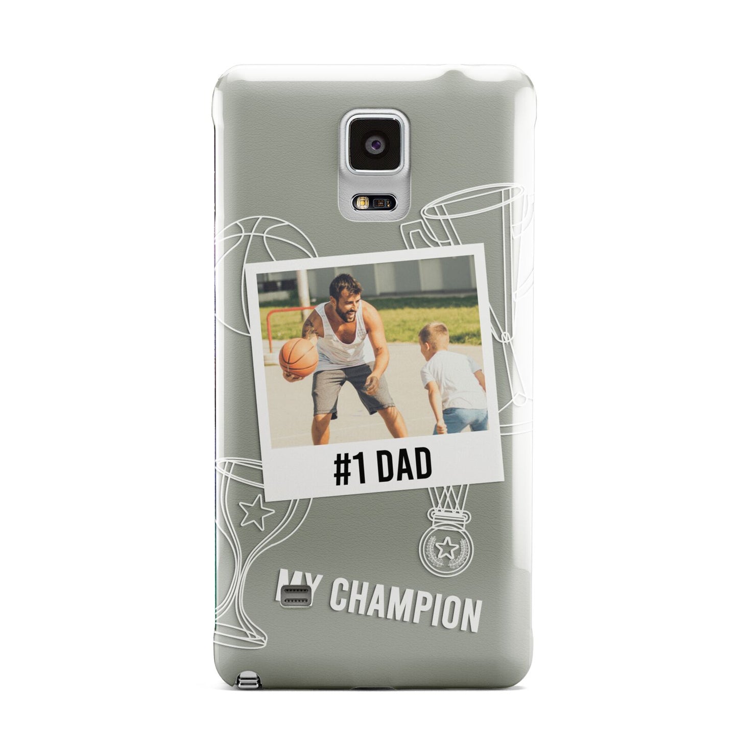 Personalised Number 1 Dad Samsung Galaxy Note 4 Case