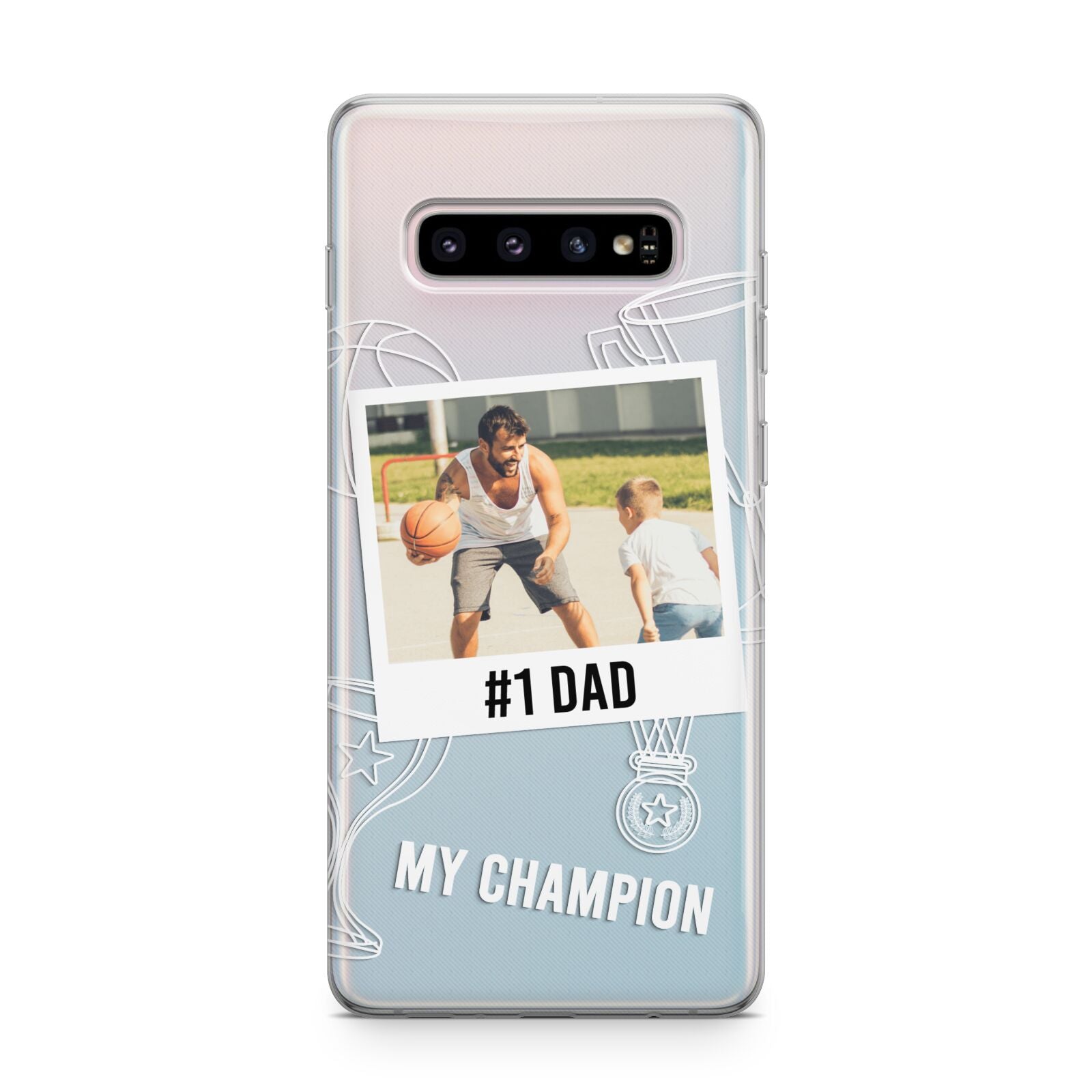 Personalised Number 1 Dad Samsung Galaxy S10 Plus Case