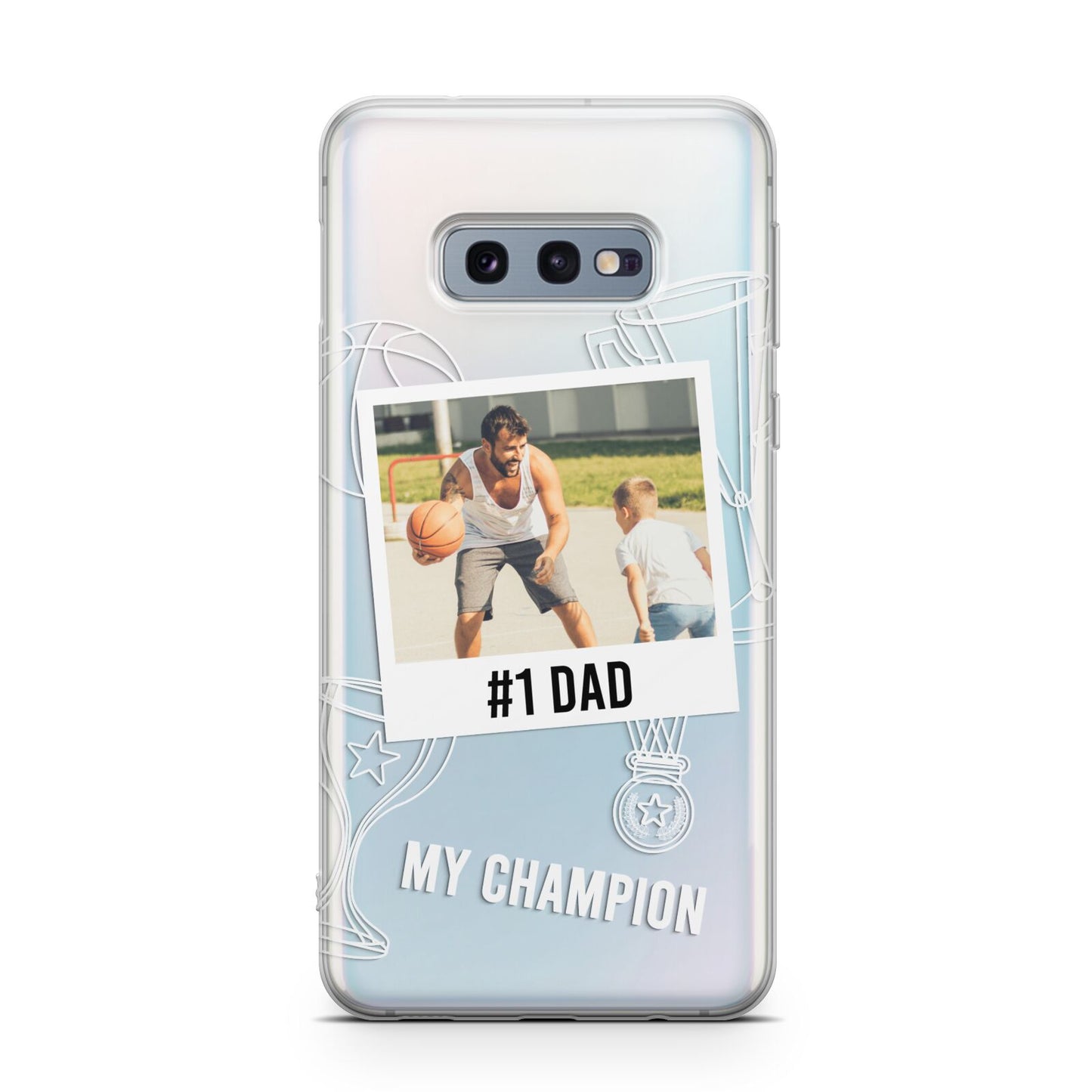 Personalised Number 1 Dad Samsung Galaxy S10E Case