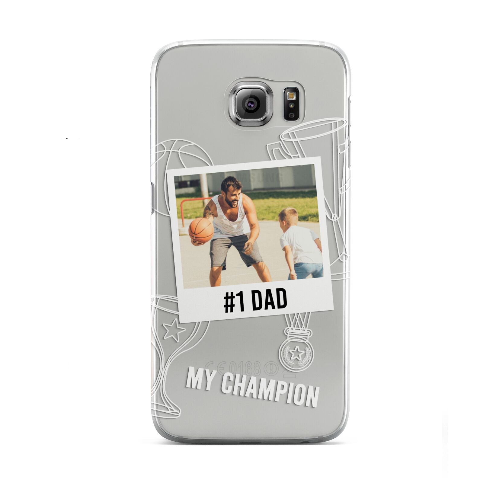 Personalised Number 1 Dad Samsung Galaxy S6 Case