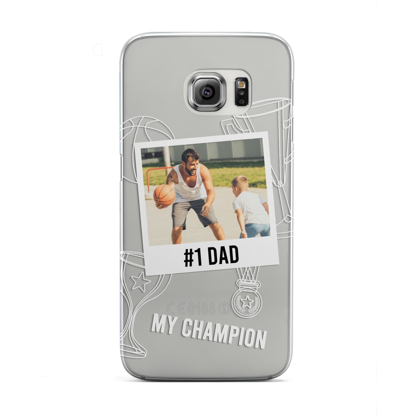 Personalised Number 1 Dad Samsung Galaxy S6 Edge Case