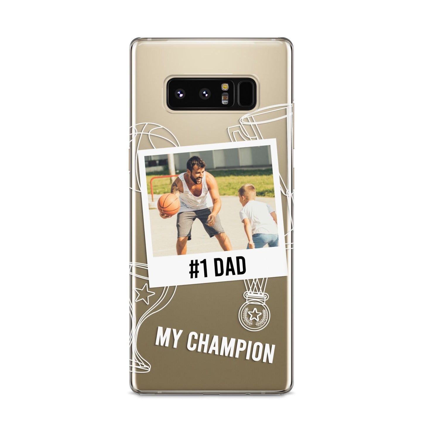 Personalised Number 1 Dad Samsung Galaxy S8 Case