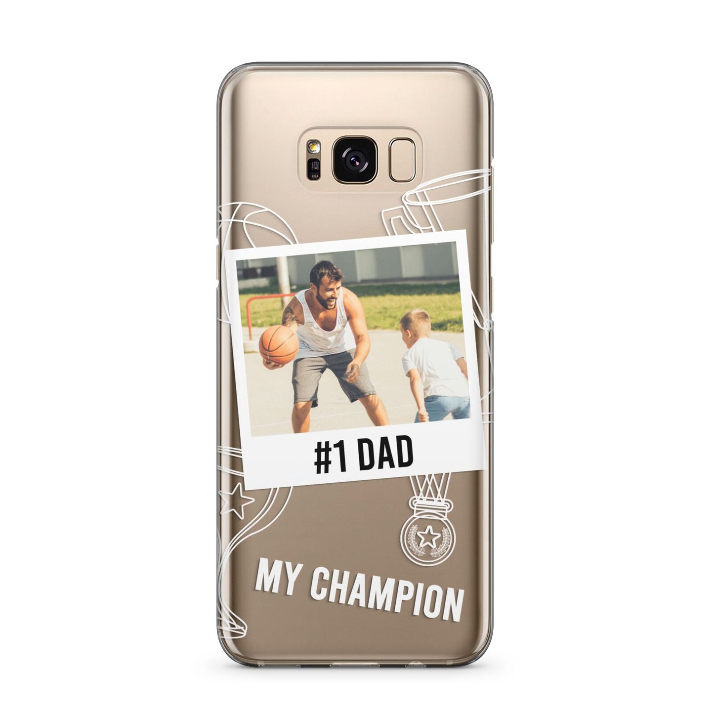 Personalised Number 1 Dad Samsung Galaxy S8 Plus Case