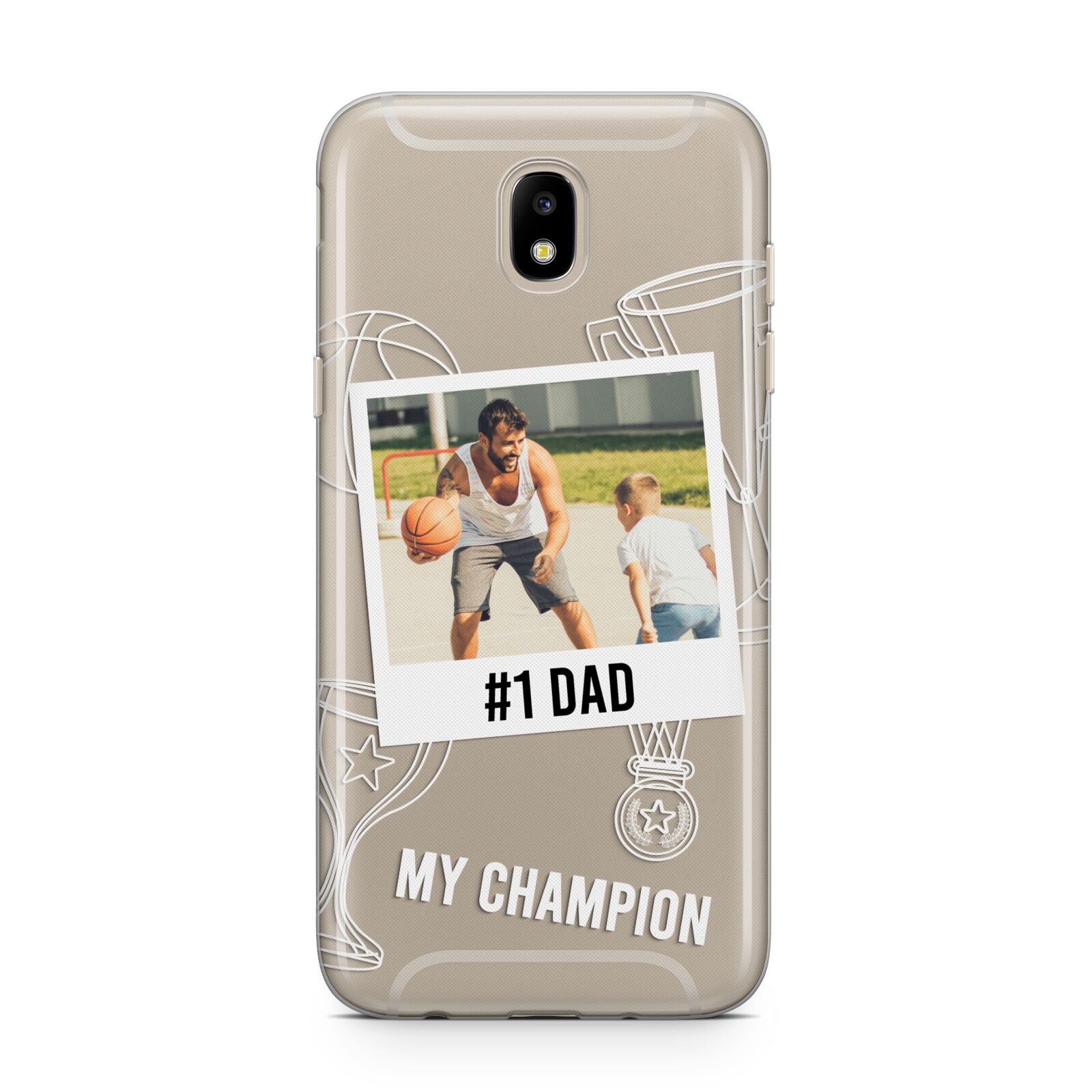 Personalised Number 1 Dad Samsung J5 2017 Case