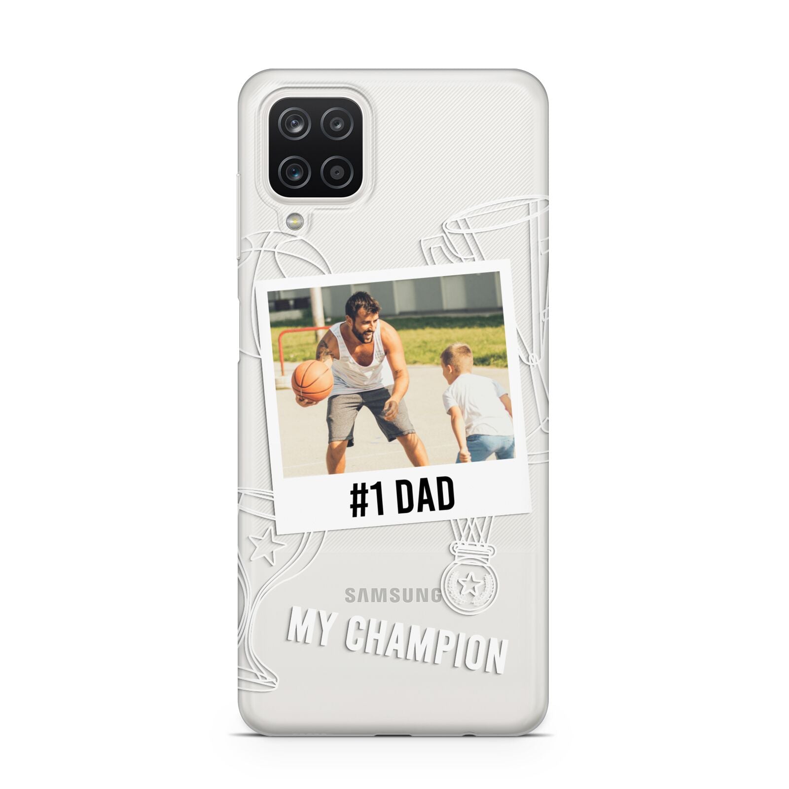 Personalised Number 1 Dad Samsung M12 Case