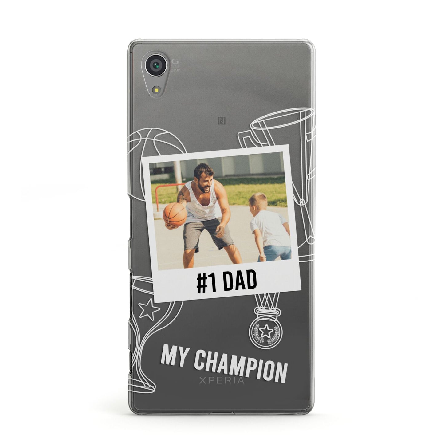 Personalised Number 1 Dad Sony Xperia Case