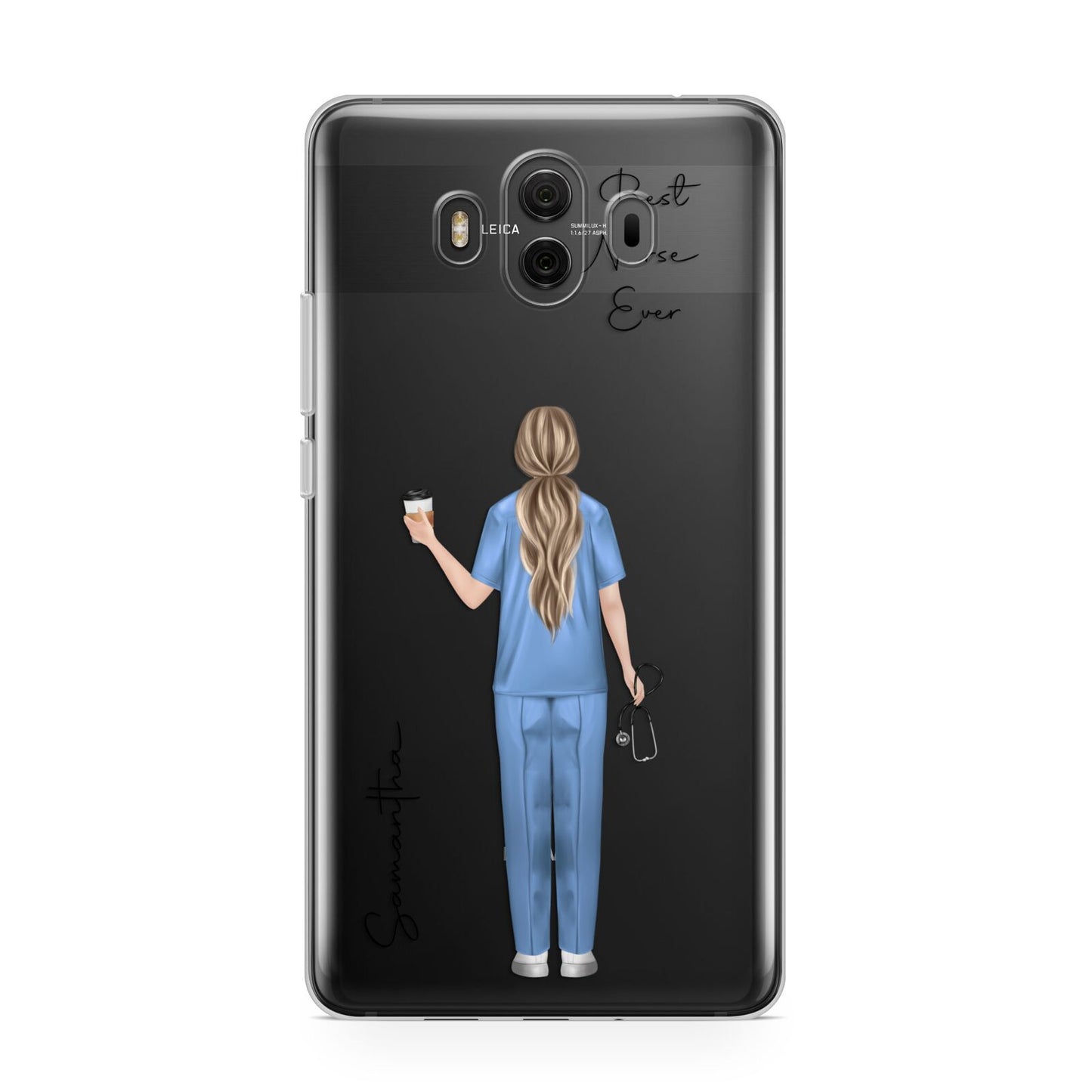 Personalised Nurse Huawei Mate 10 Protective Phone Case