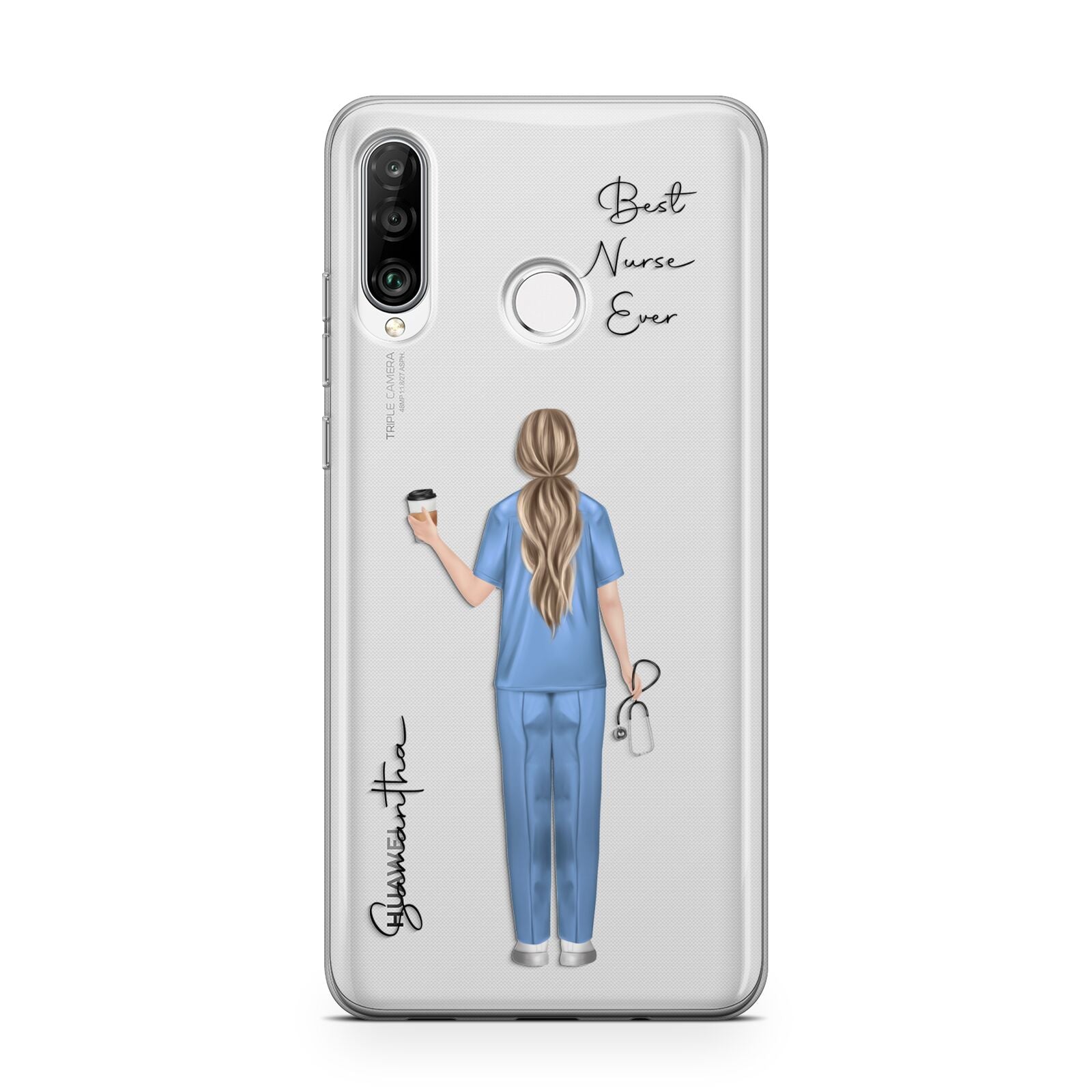 Personalised Nurse Huawei P30 Lite Phone Case