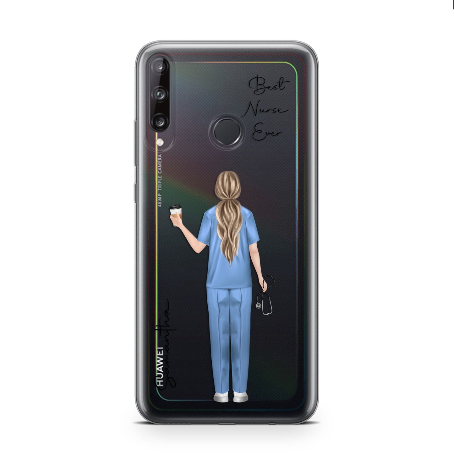 Personalised Nurse Huawei P40 Lite E Phone Case