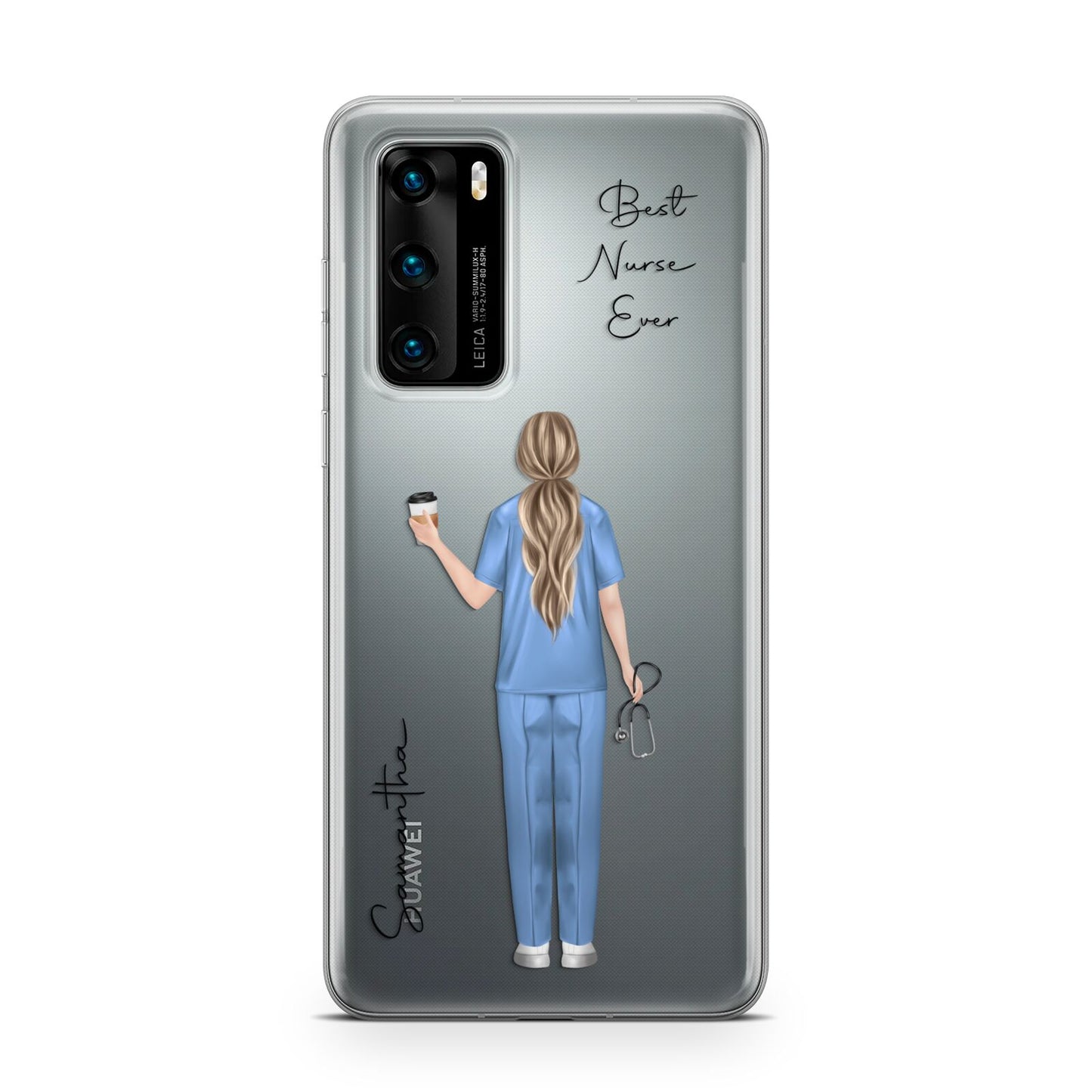 Personalised Nurse Huawei P40 Phone Case