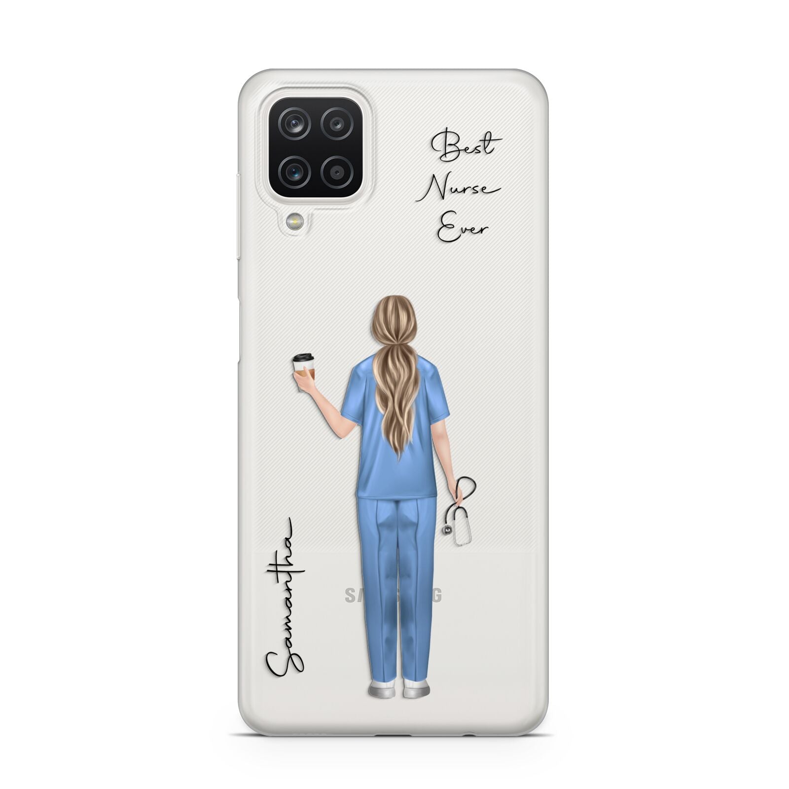 Personalised Nurse Samsung A12 Case