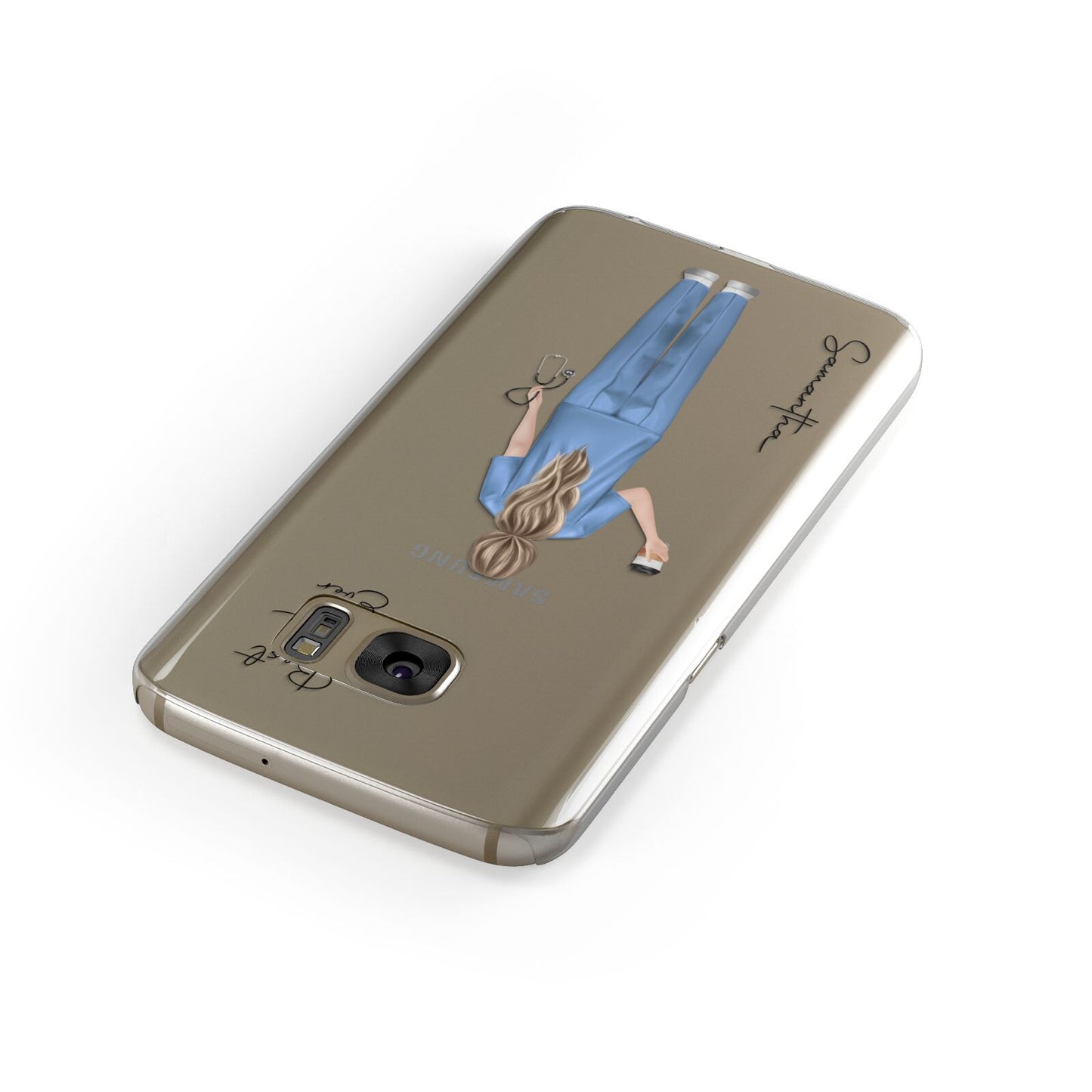 Personalised Nurse Samsung Galaxy Case Front Close Up