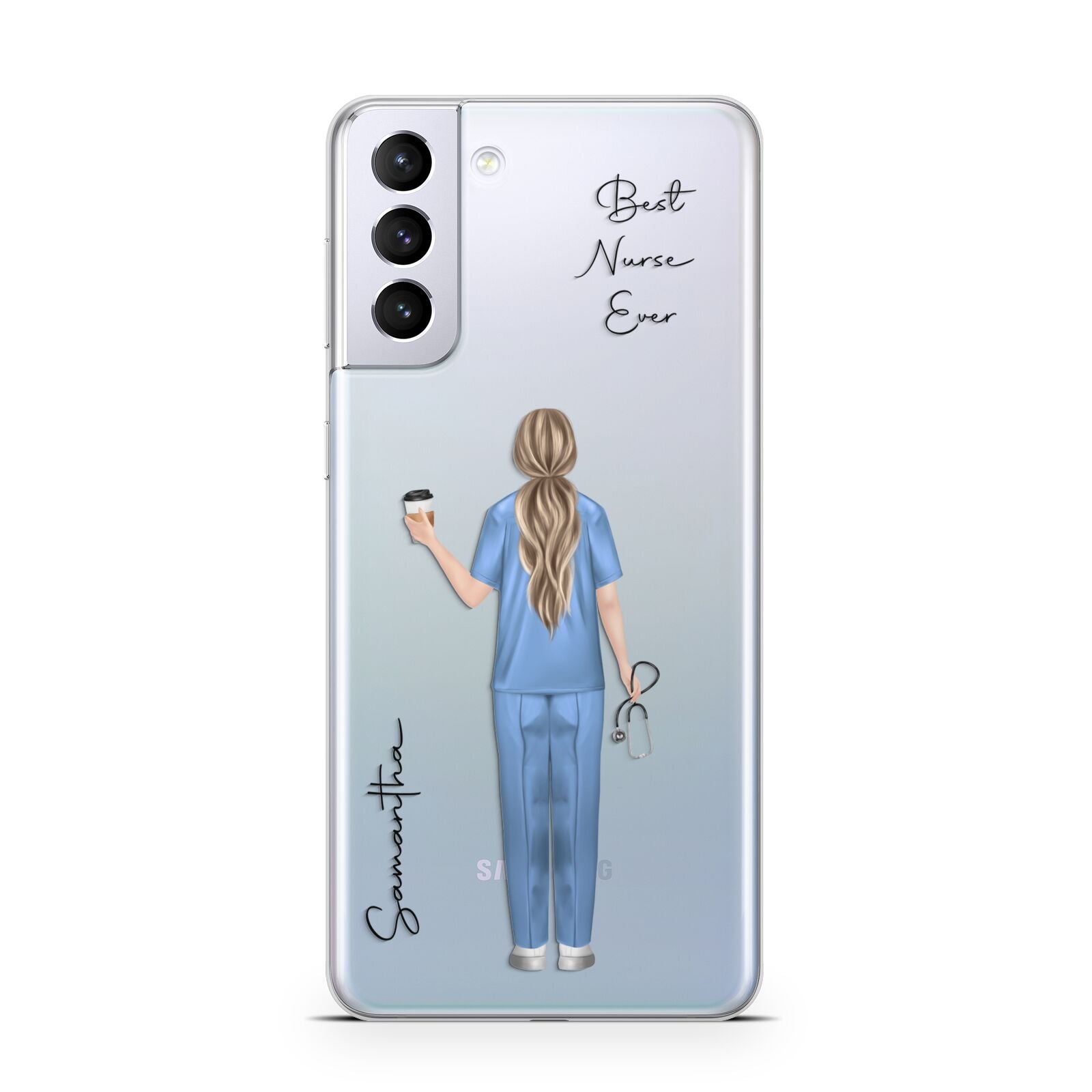 Personalised Nurse Samsung S21 Plus Phone Case