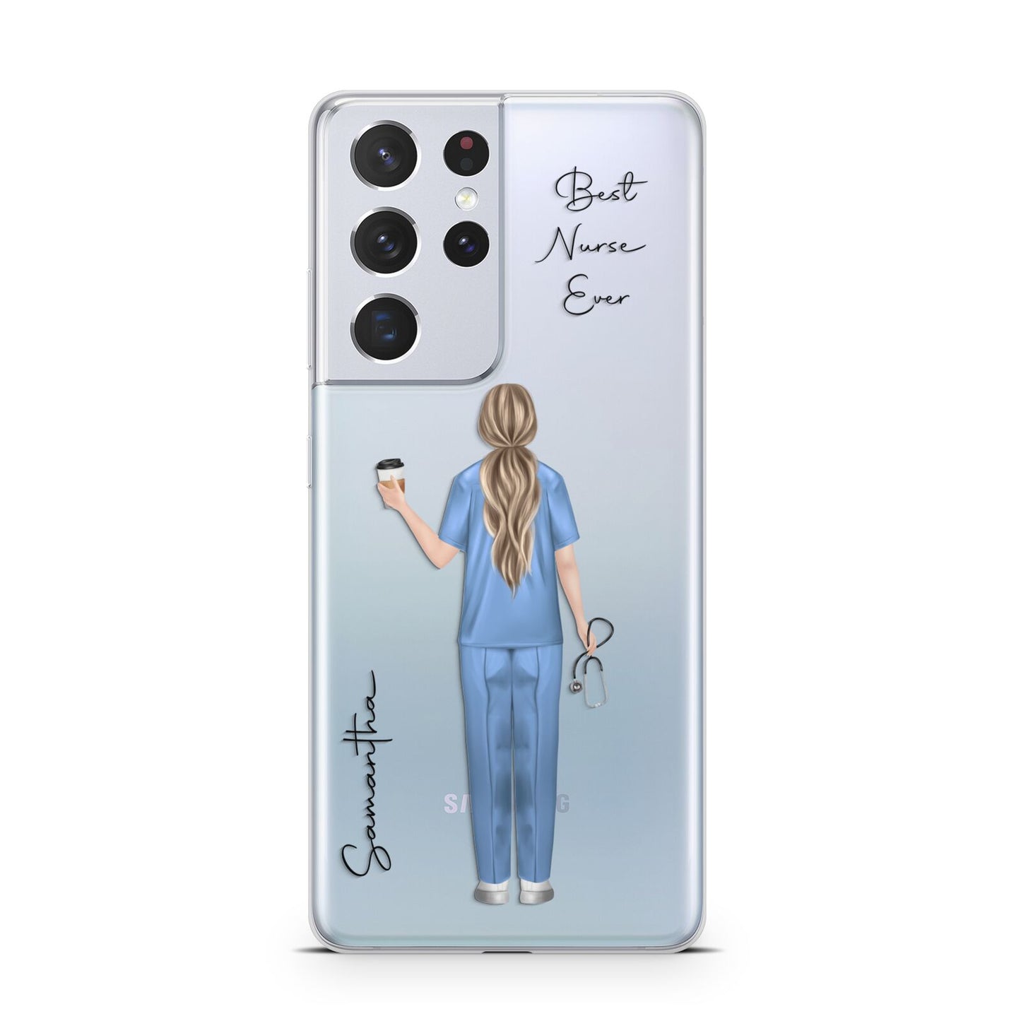 Personalised Nurse Samsung S21 Ultra Case