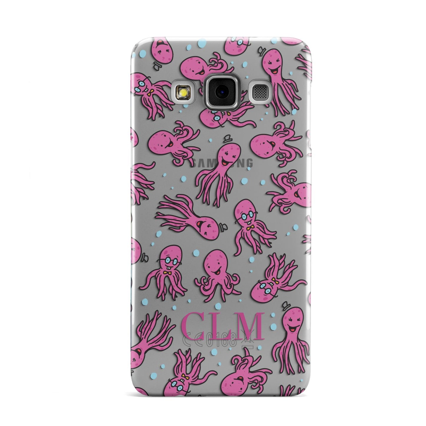 Personalised Octopus Initials Samsung Galaxy A3 Case