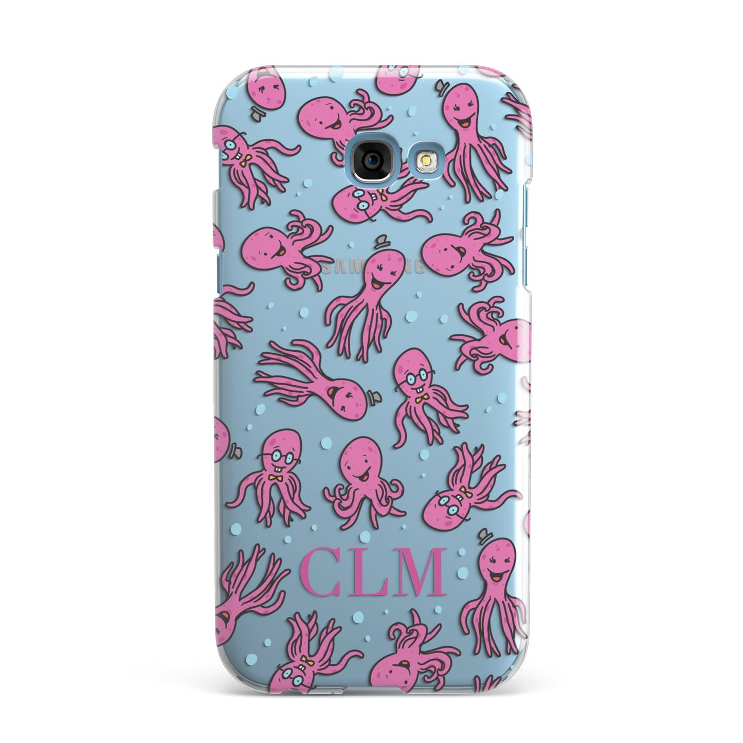 Personalised Octopus Initials Samsung Galaxy A7 2017 Case