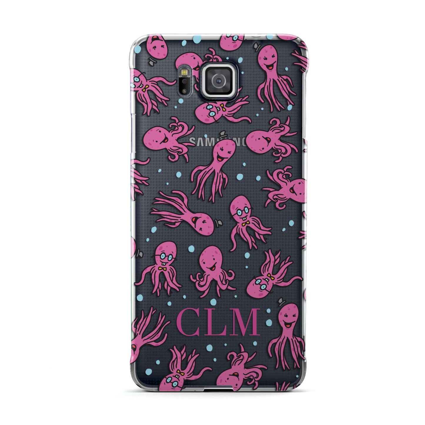 Personalised Octopus Initials Samsung Galaxy Alpha Case