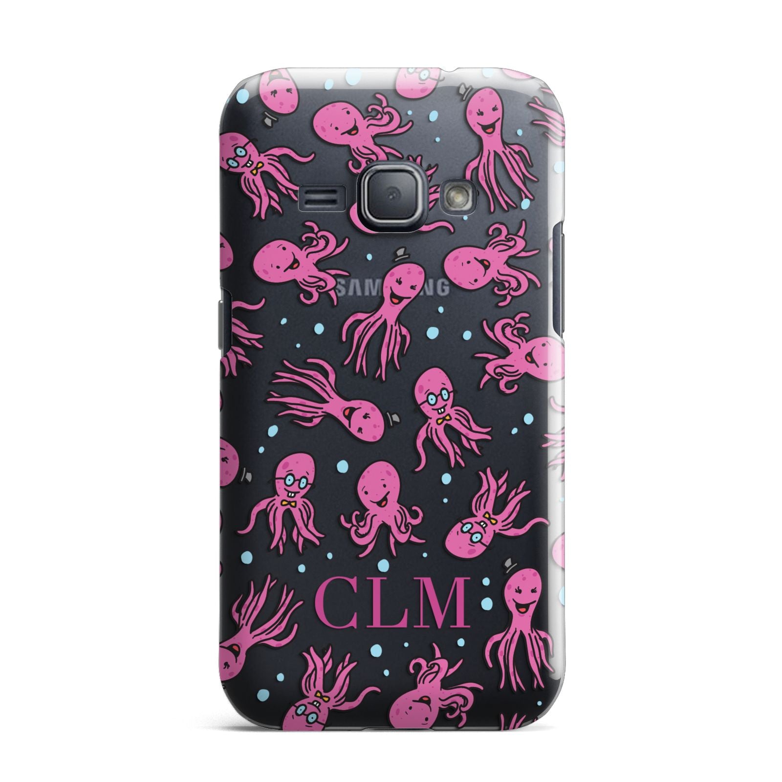 Personalised Octopus Initials Samsung Galaxy J1 2016 Case