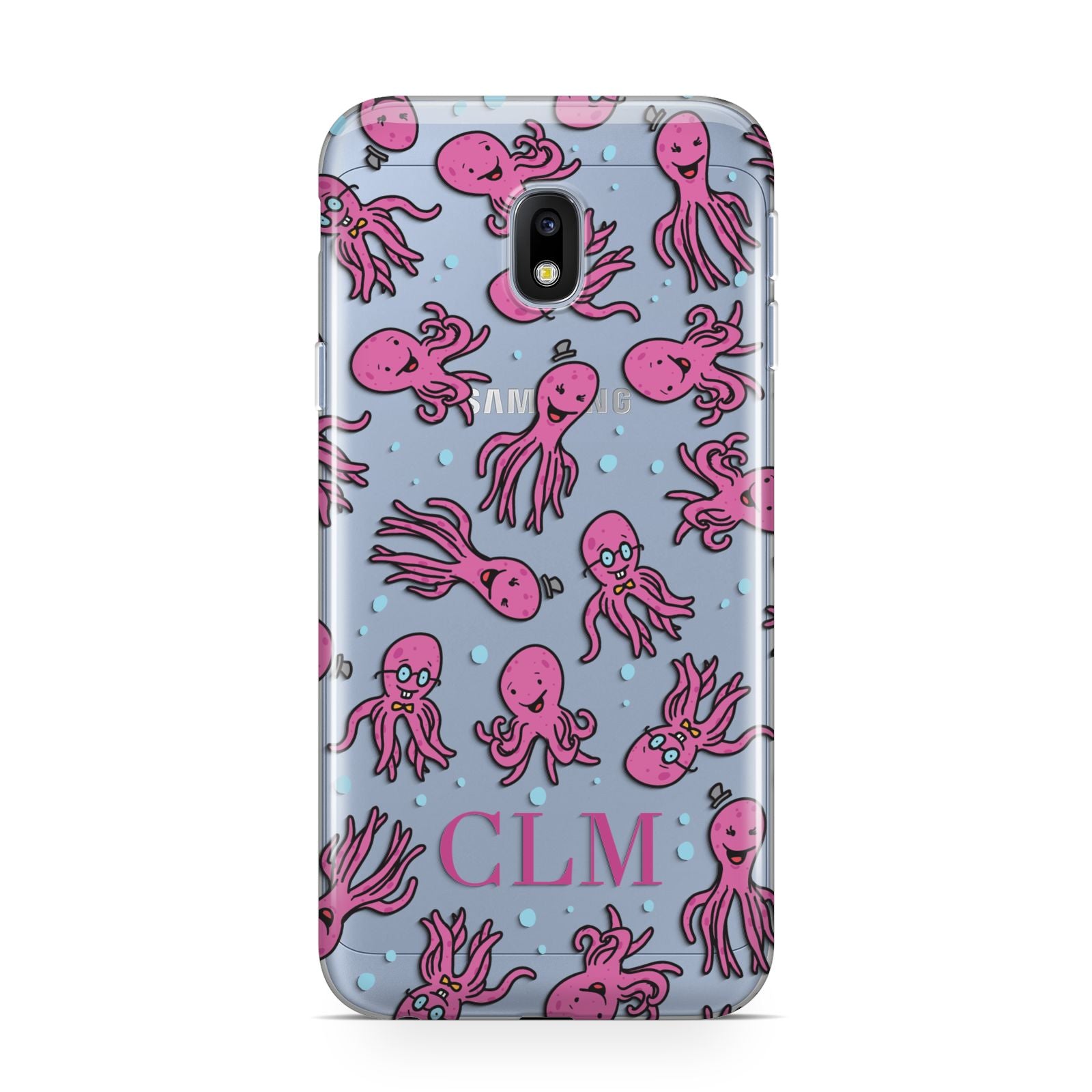 Personalised Octopus Initials Samsung Galaxy J3 2017 Case