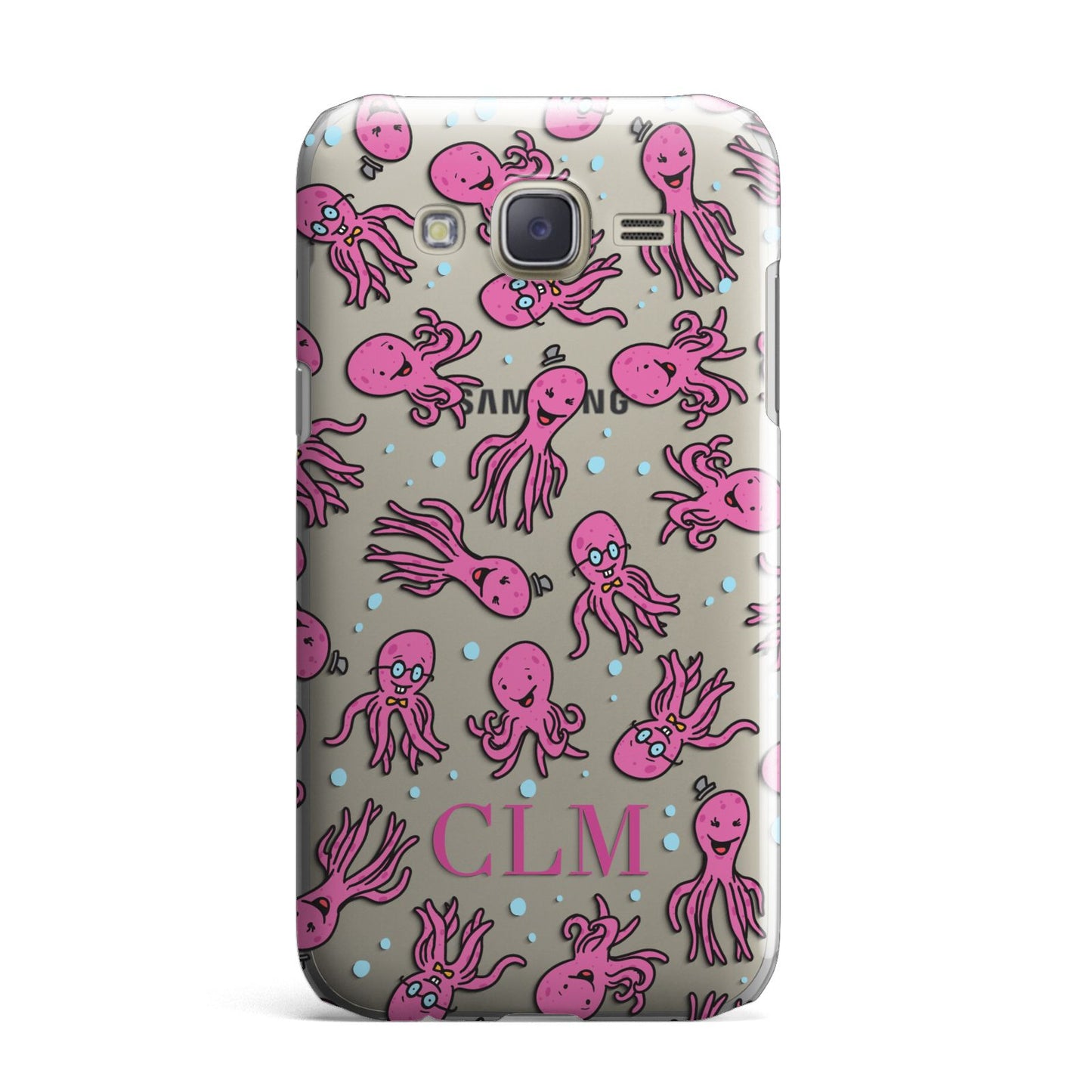 Personalised Octopus Initials Samsung Galaxy J7 Case