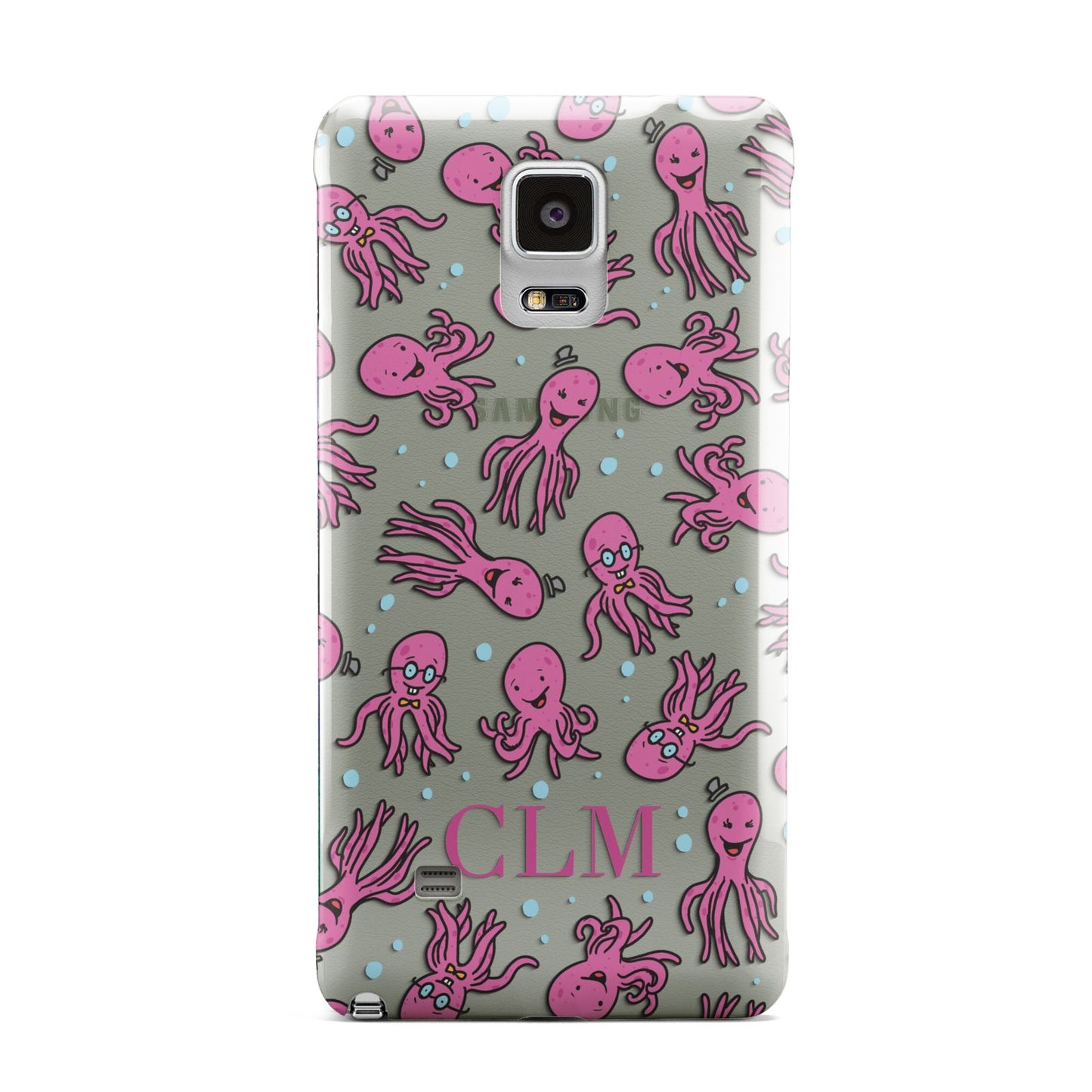 Personalised Octopus Initials Samsung Galaxy Note 4 Case