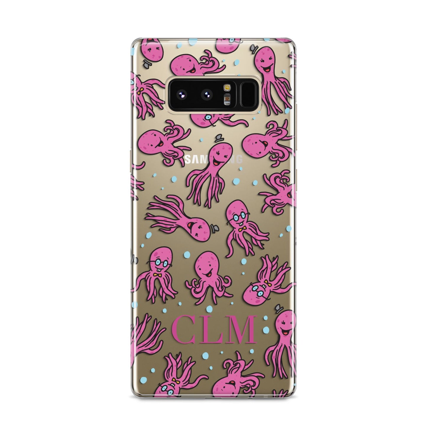 Personalised Octopus Initials Samsung Galaxy S8 Case