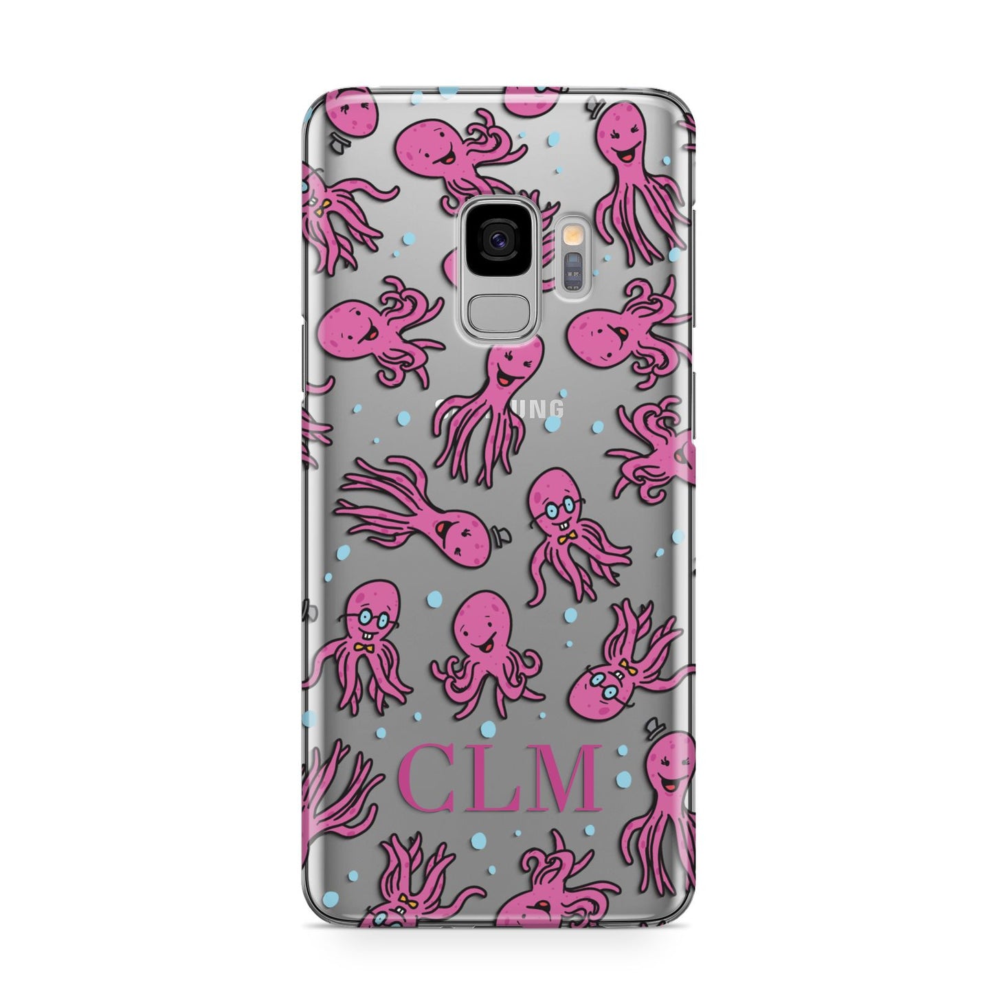 Personalised Octopus Initials Samsung Galaxy S9 Case