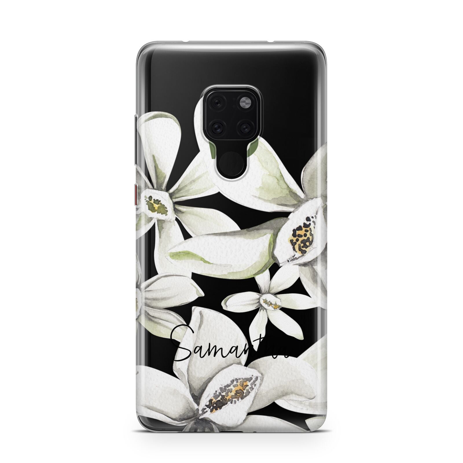 Personalised Orange Blossom Huawei Mate 20 Phone Case