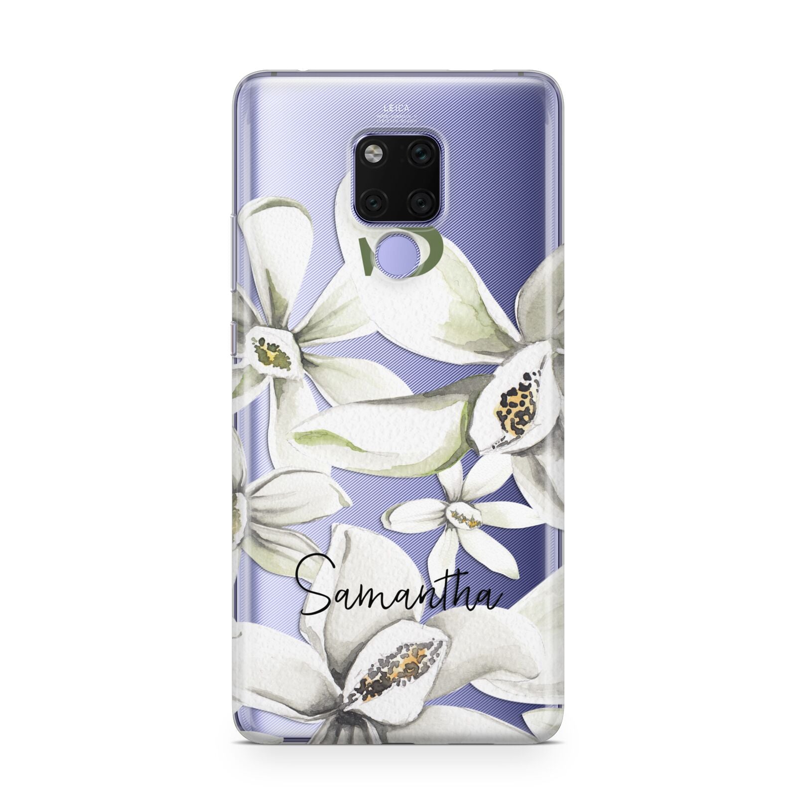 Personalised Orange Blossom Huawei Mate 20X Phone Case