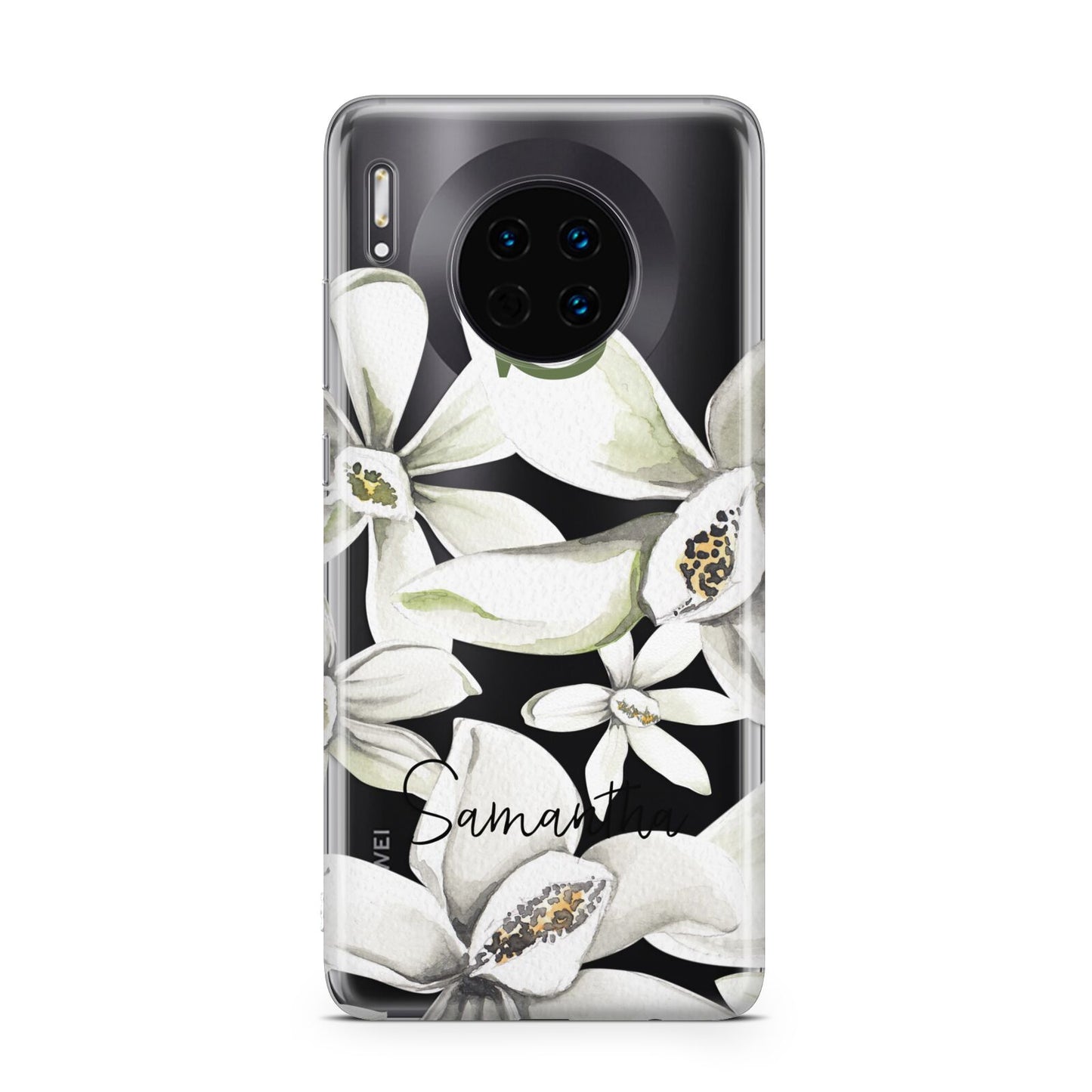 Personalised Orange Blossom Huawei Mate 30