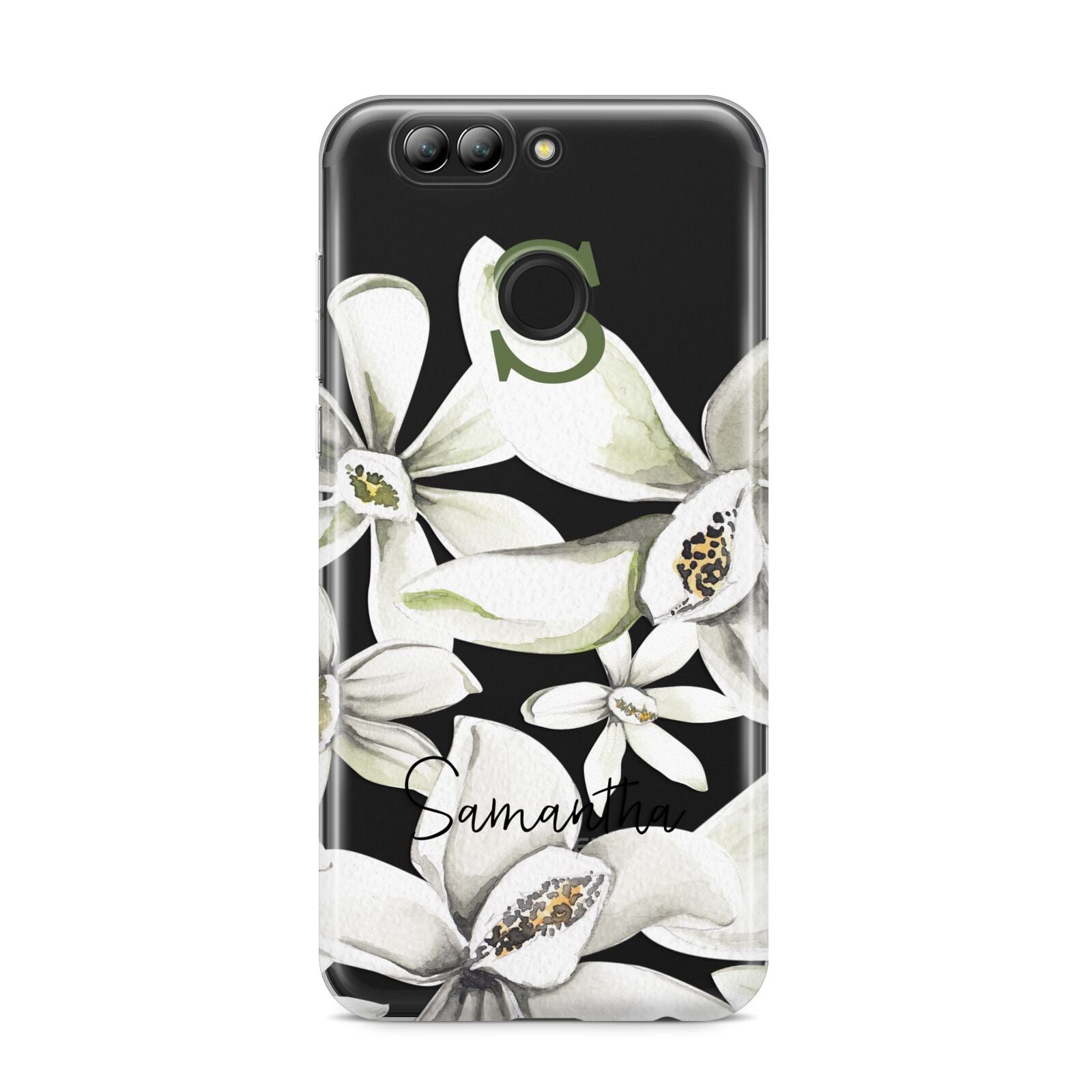 Personalised Orange Blossom Huawei Nova 2s Phone Case