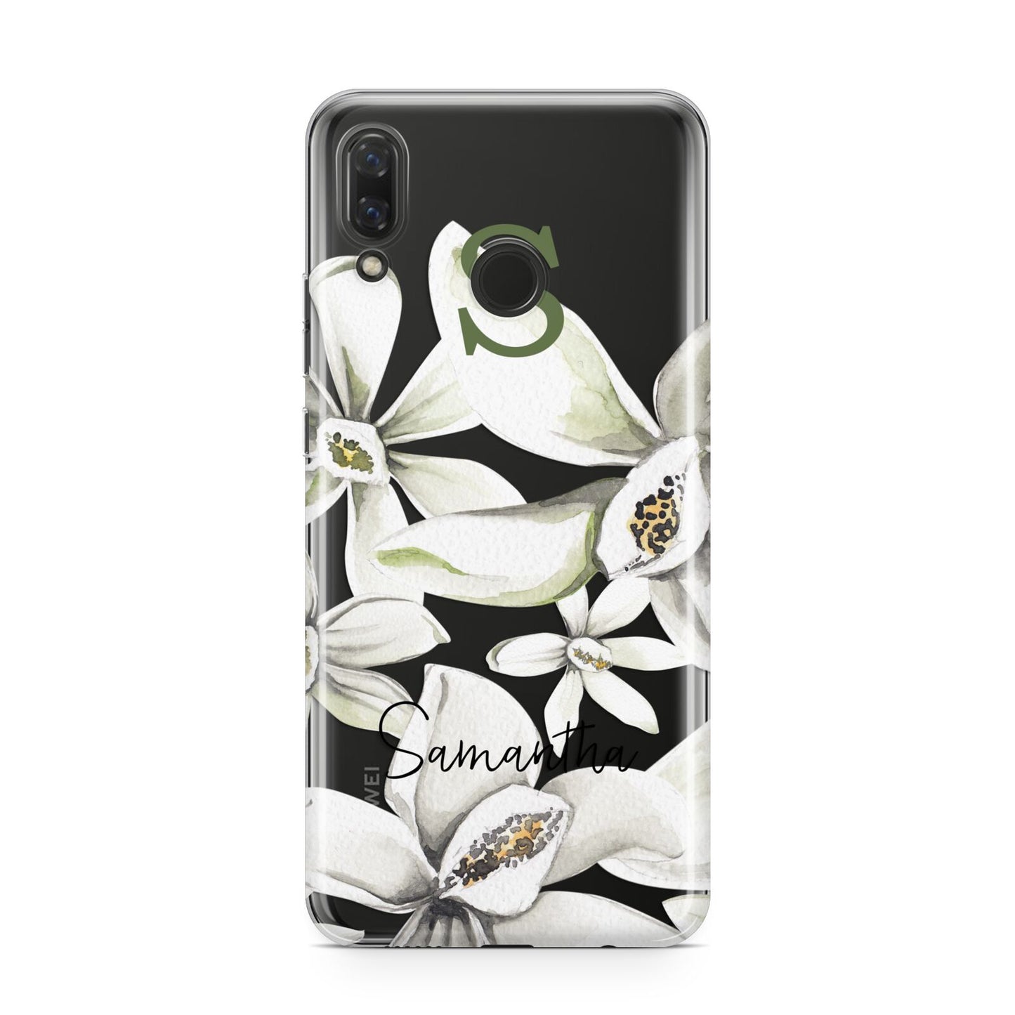 Personalised Orange Blossom Huawei Nova 3 Phone Case