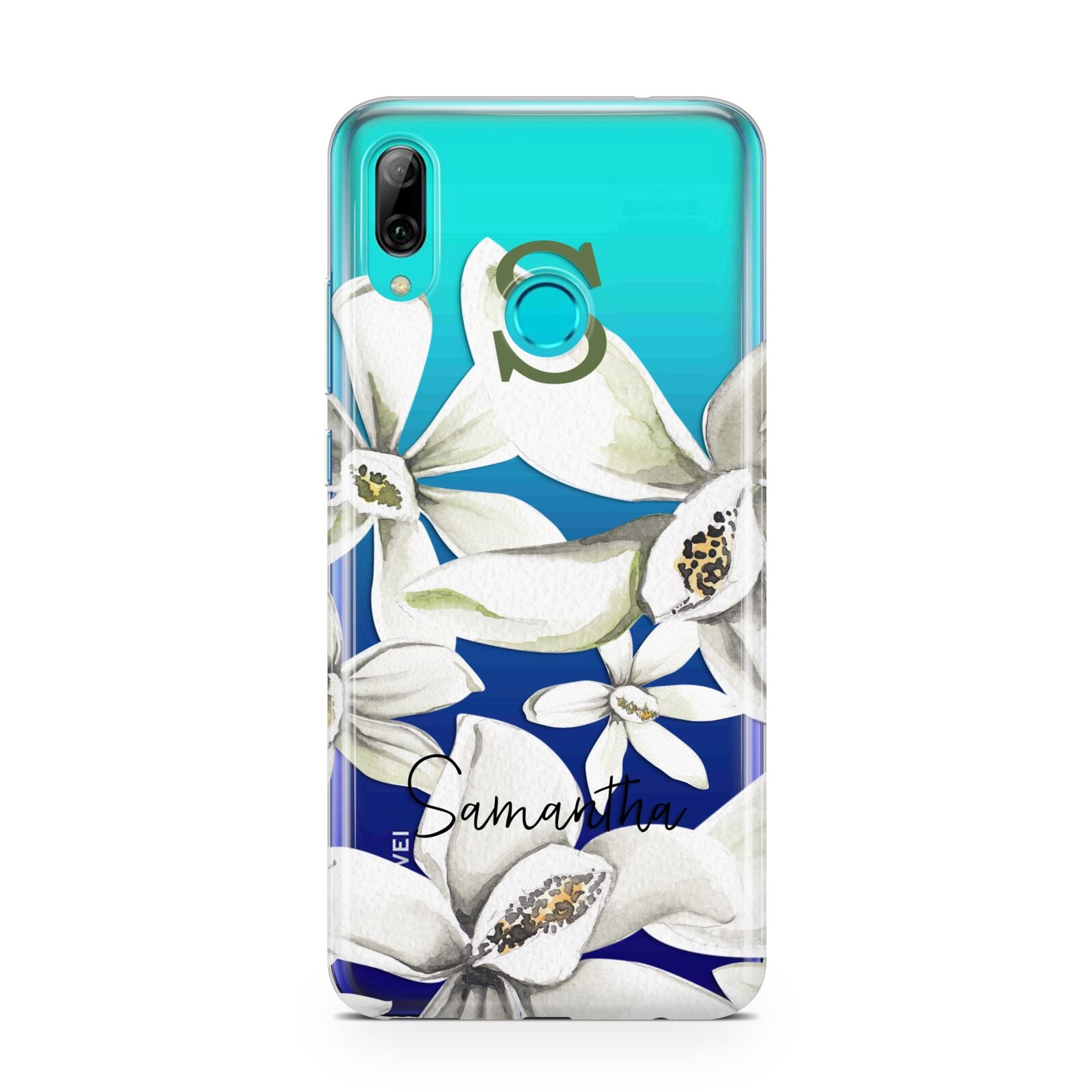 Personalised Orange Blossom Huawei P Smart 2019 Case