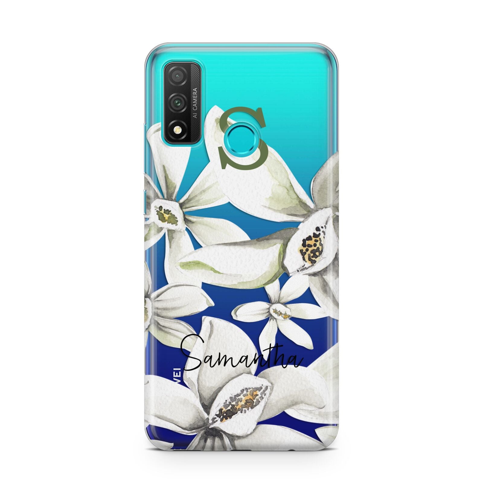 Personalised Orange Blossom Huawei P Smart 2020