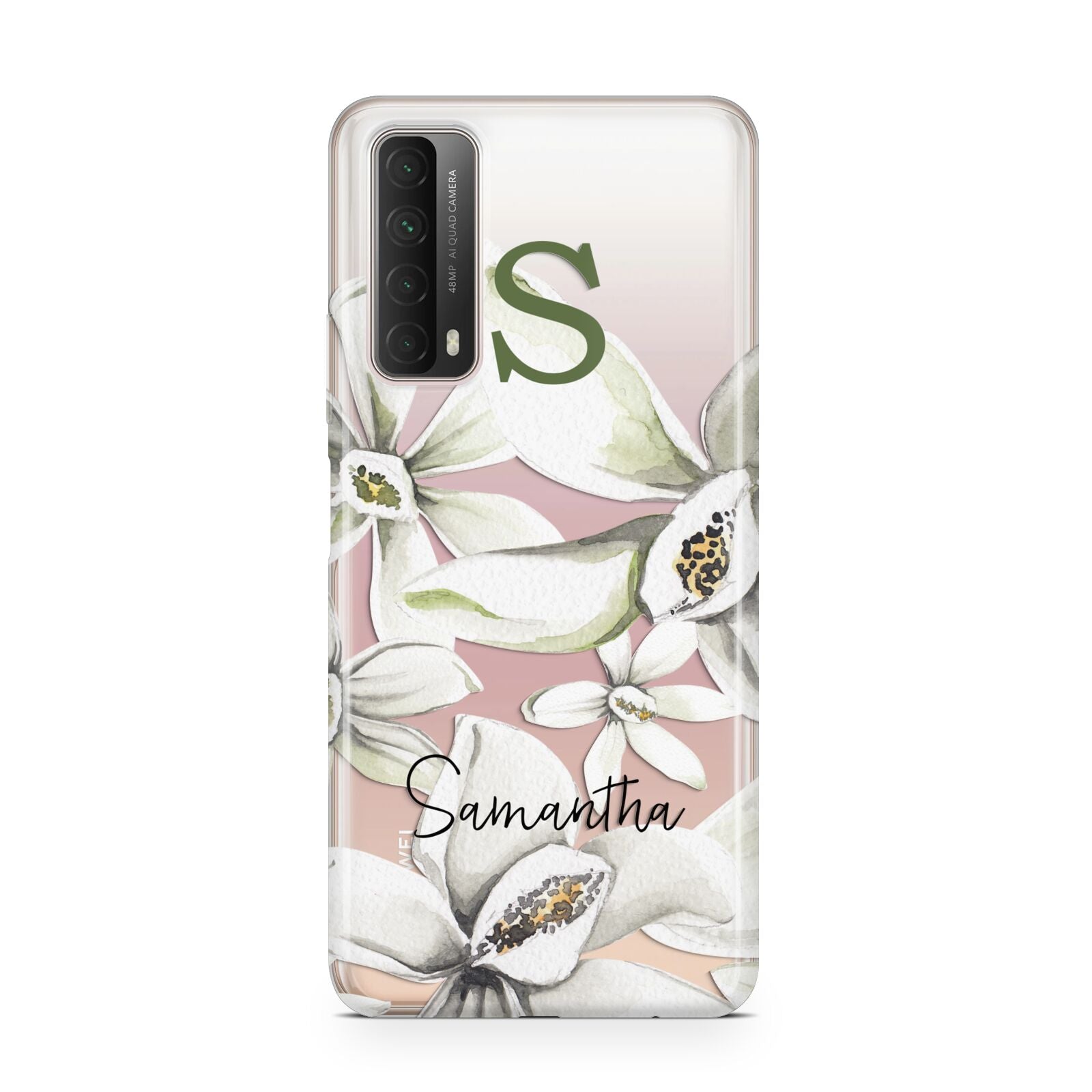 Personalised Orange Blossom Huawei P Smart 2021