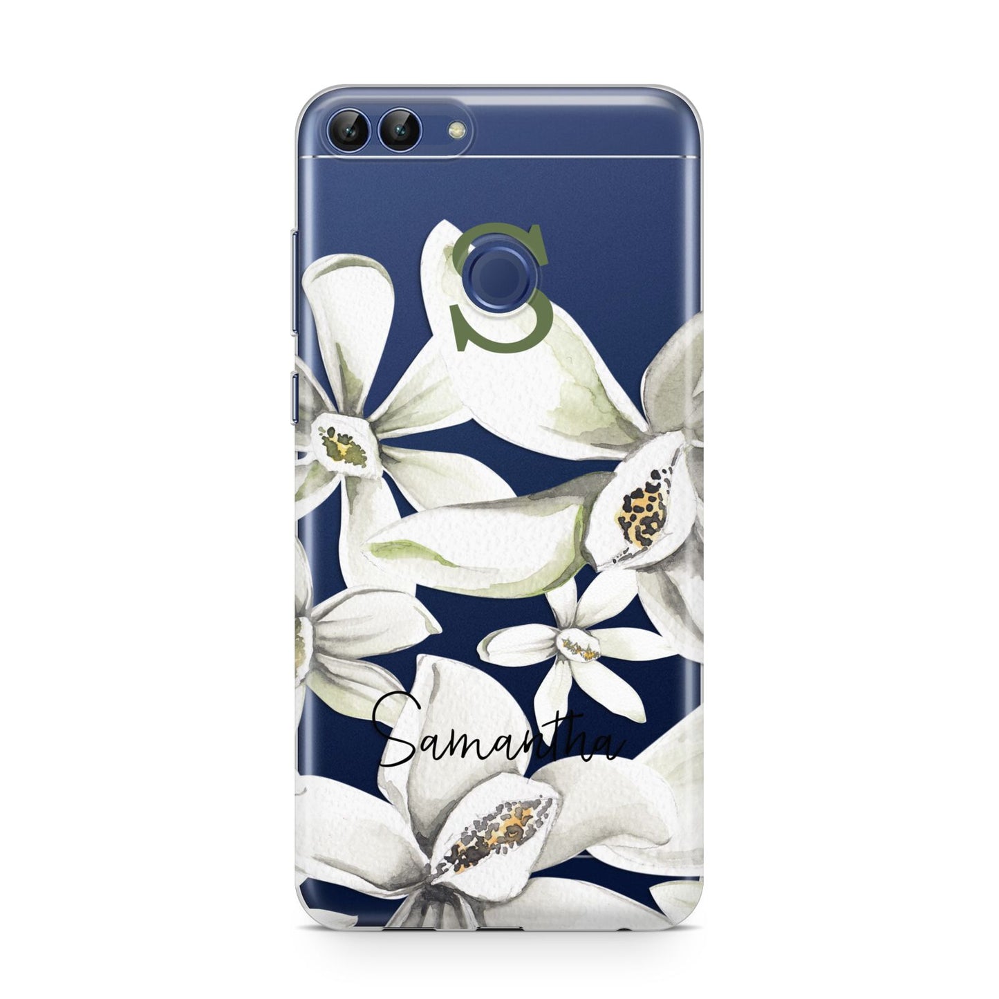 Personalised Orange Blossom Huawei P Smart Case