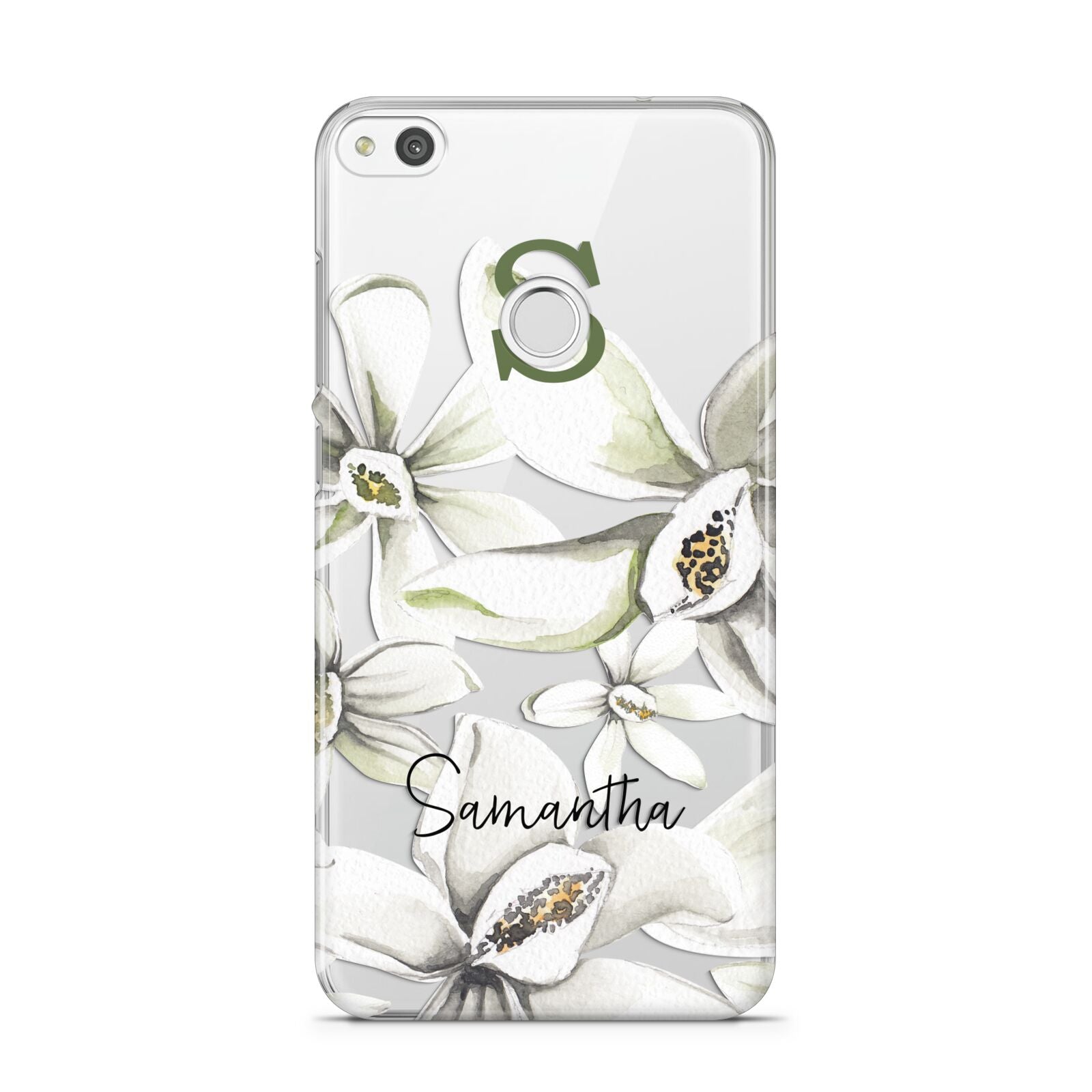 Personalised Orange Blossom Huawei P8 Lite Case