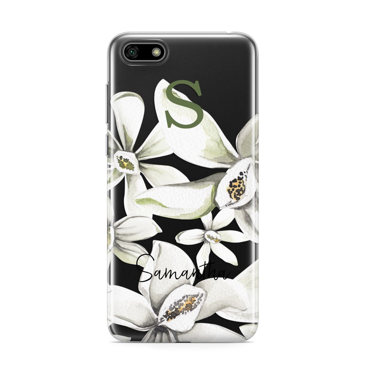 Personalised Orange Blossom Huawei Y5 Prime 2018 Phone Case