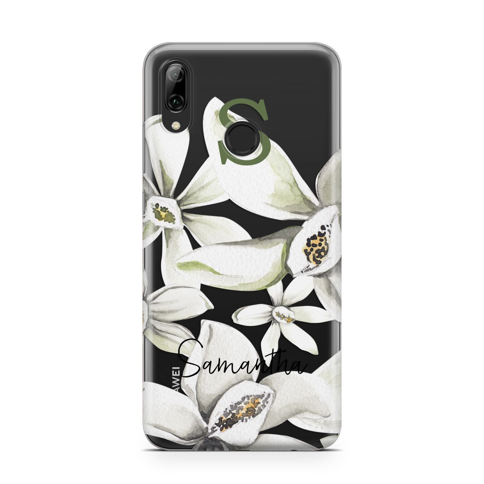 Personalised Orange Blossom Huawei Y7 2019